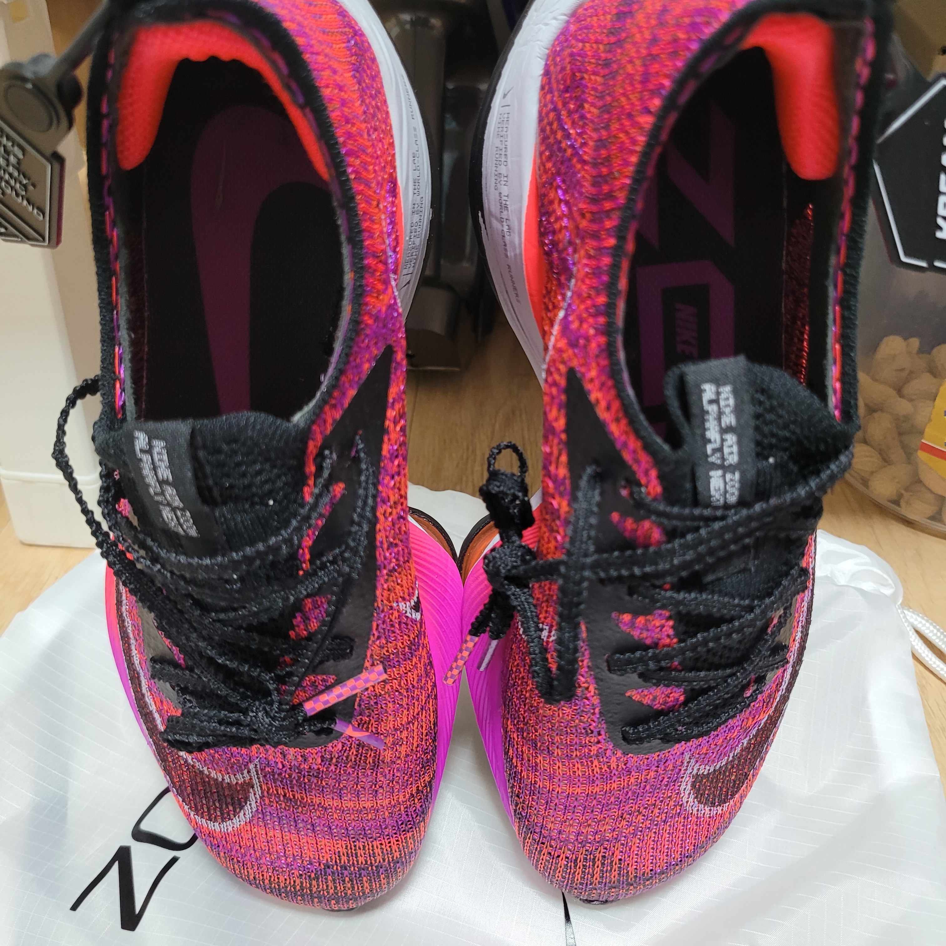 (W) Nike Air Zoom Alphafly Next% Hyper Violet 착용 스타일