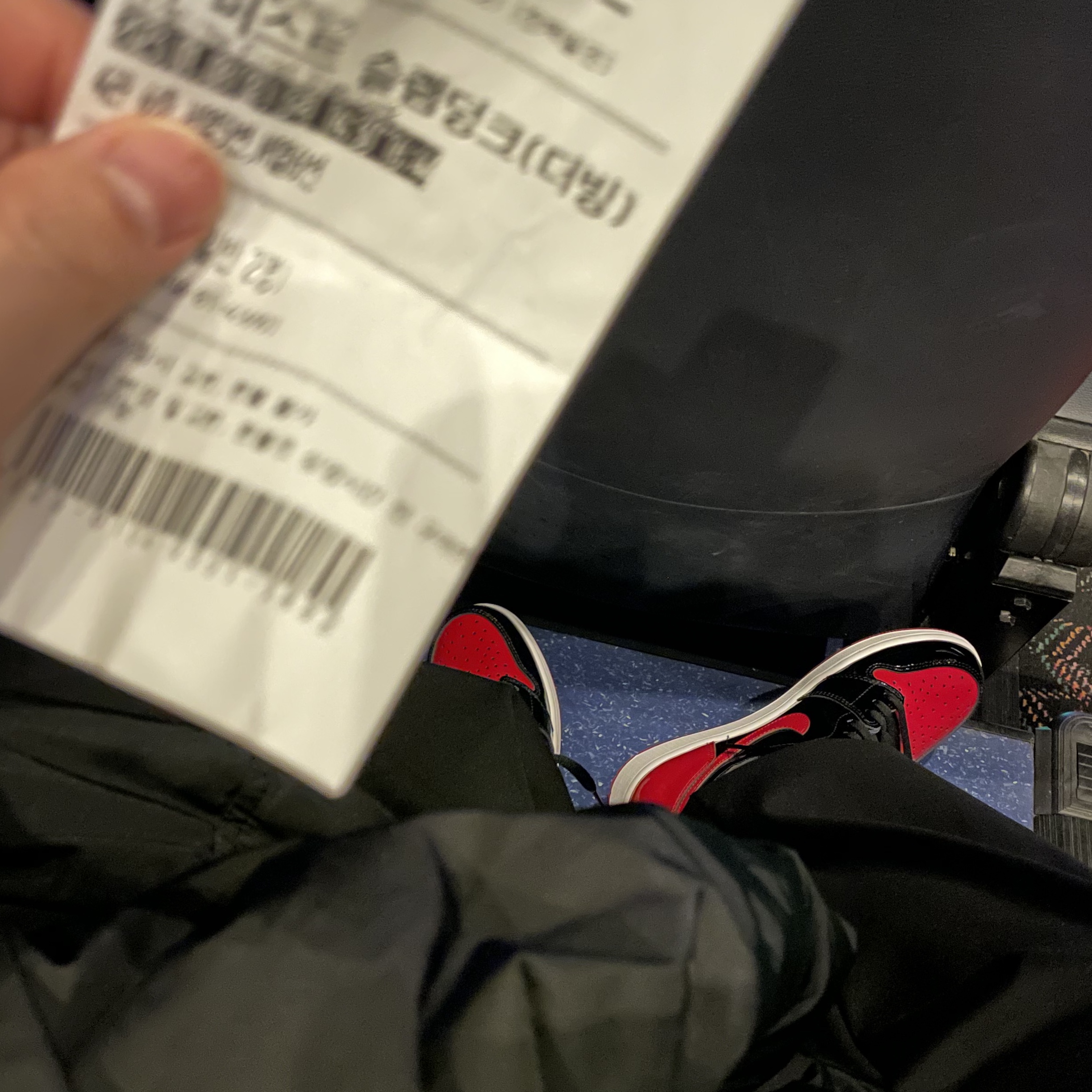 Jordan 1 Retro High OG Patent Bred 착용 스타일