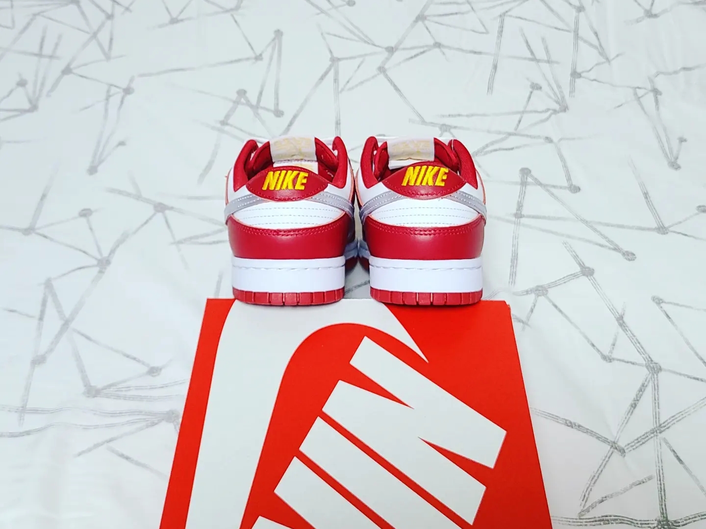 Nike Dunk Low Retro Gym Red 착용 스타일 - 5