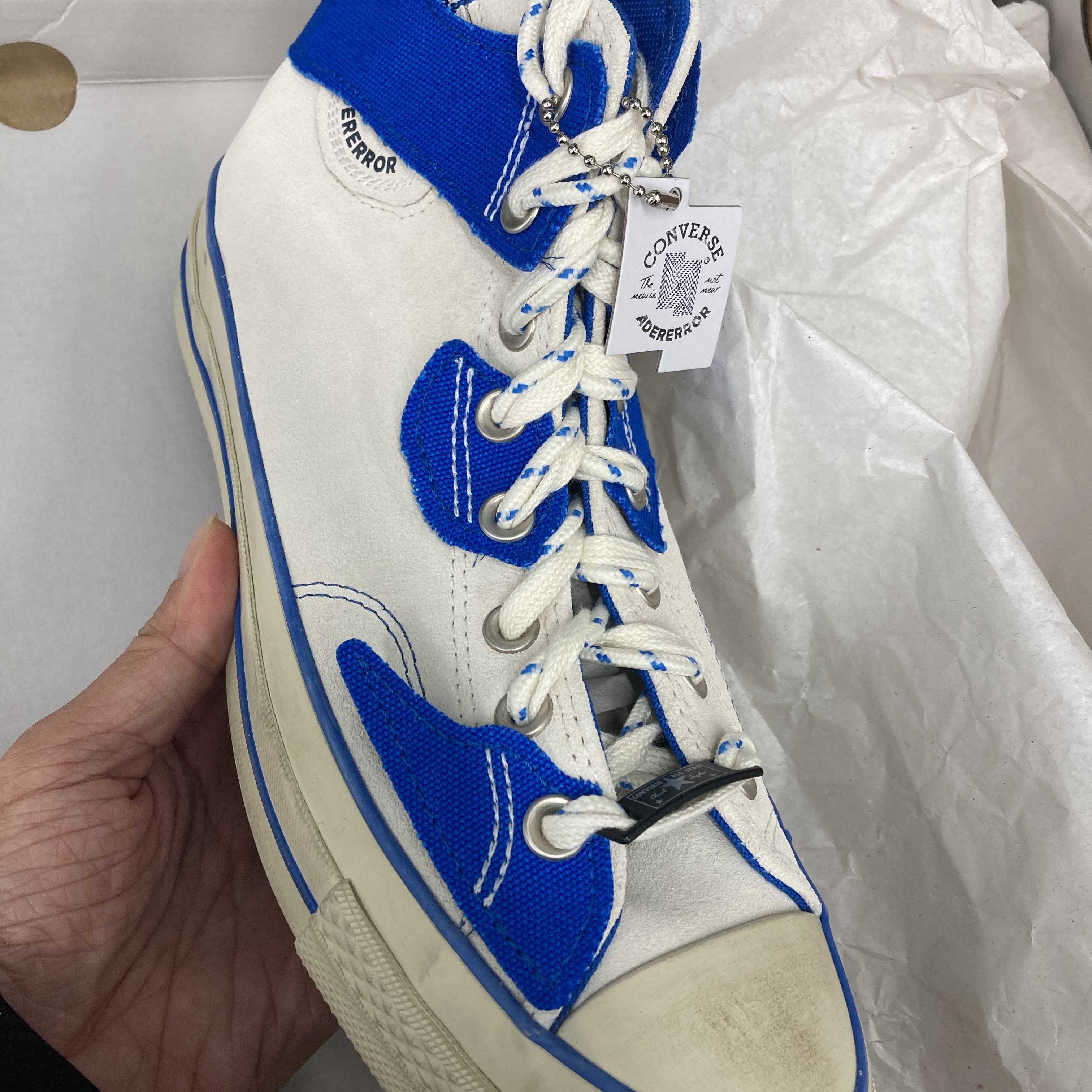 Converse x Ader Error Chuck 70 High White 착용 스타일 - 1