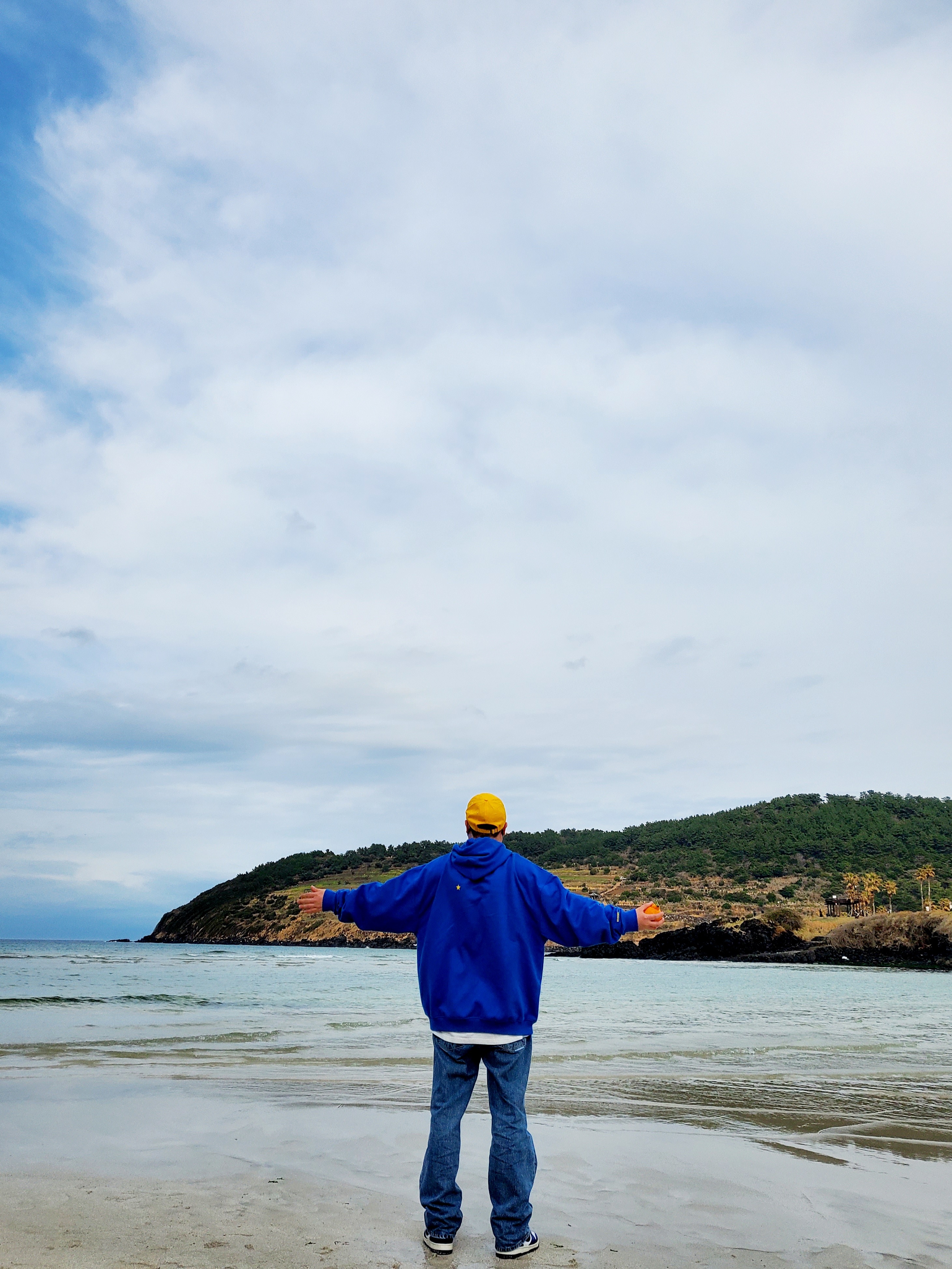 Nike Heritage 86 Futura Washed Cap Gold, Souvenir Official Eunify Classic Hoodie Blue 착용 스타일 - 4