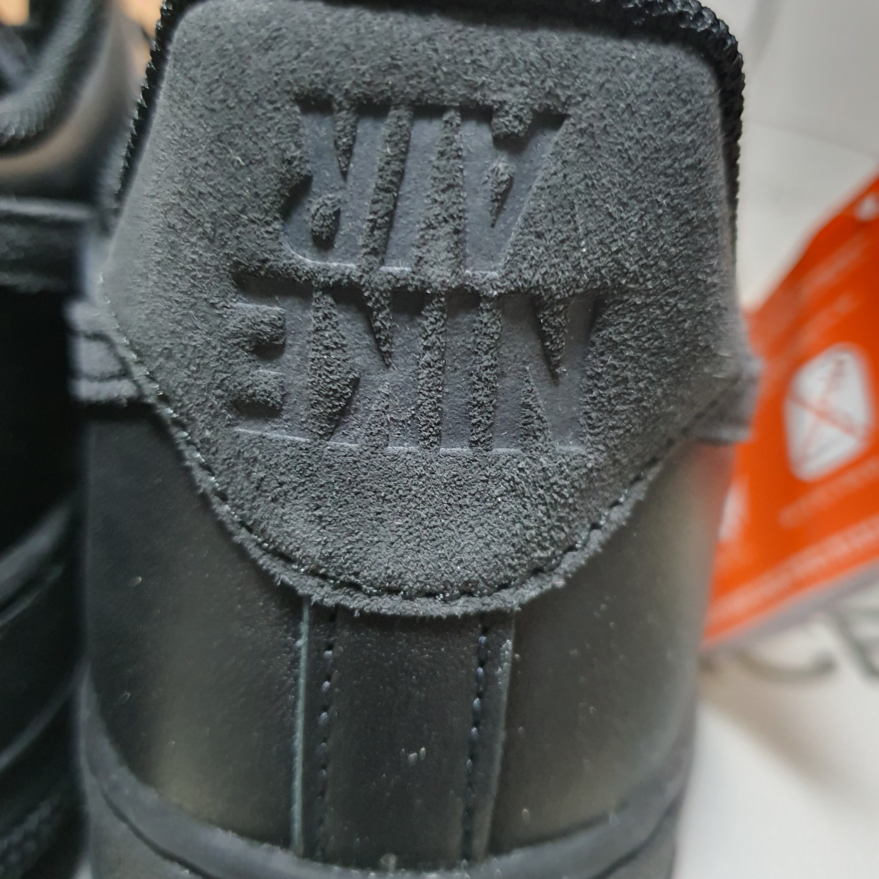 Nike x Slam Jam Air Force 1 Low SP Black Off Noir 착용 스타일 - 2