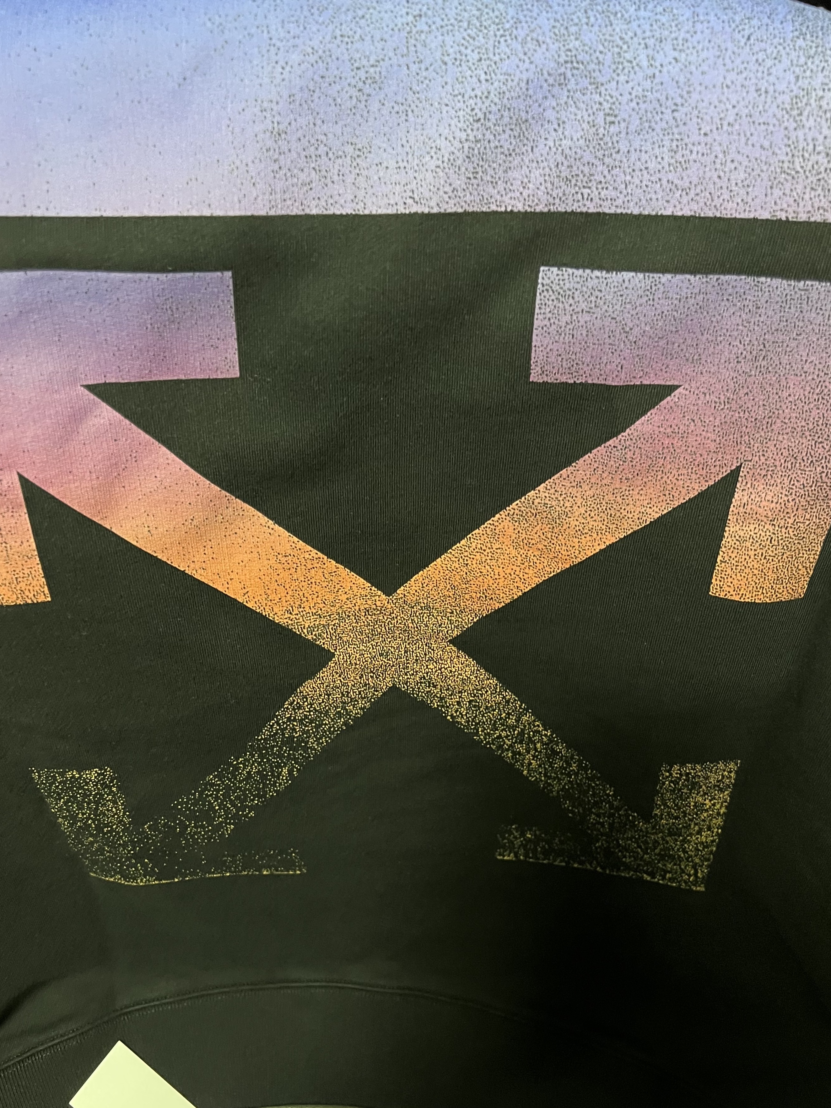 Off-White Degrade Arrow Sweatshirt Black 착용 스타일
