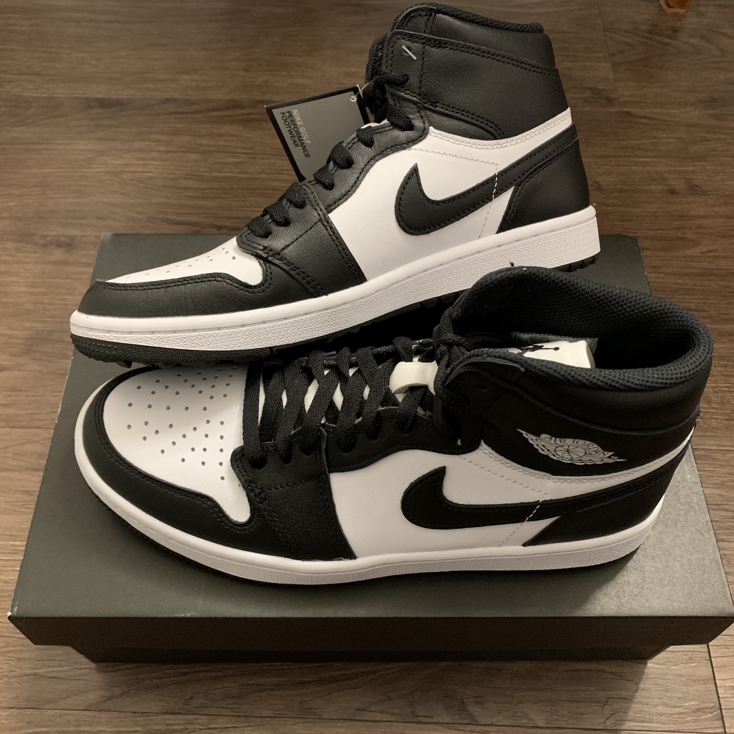 Jordan 1 High Golf White Black 착용 스타일