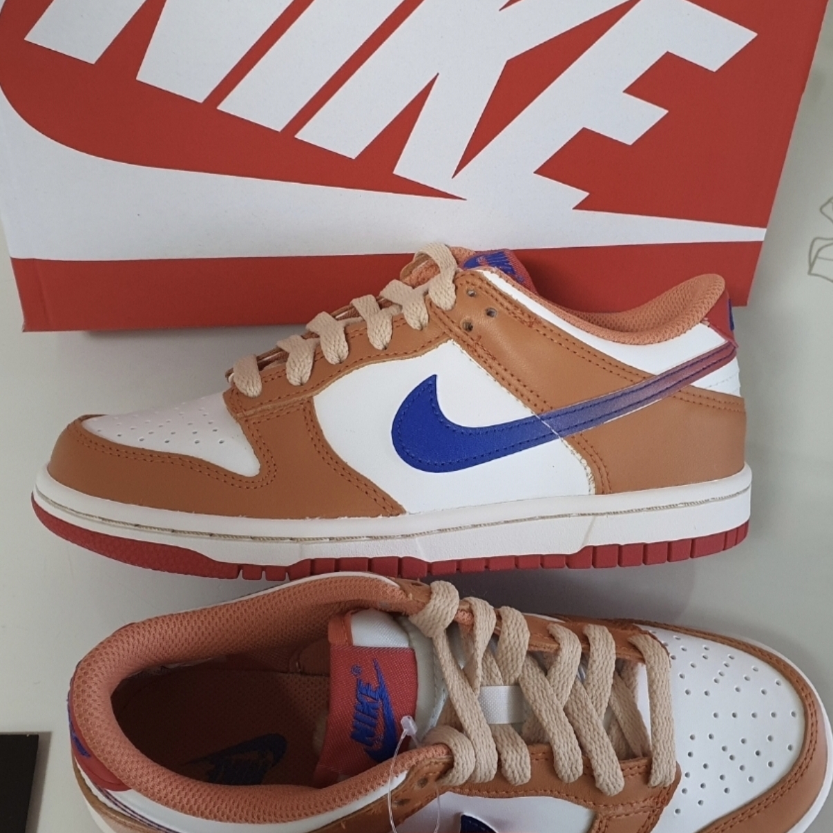 (GS) Nike Dunk Low Hot Curry and Game Royal 착용 스타일 - 2