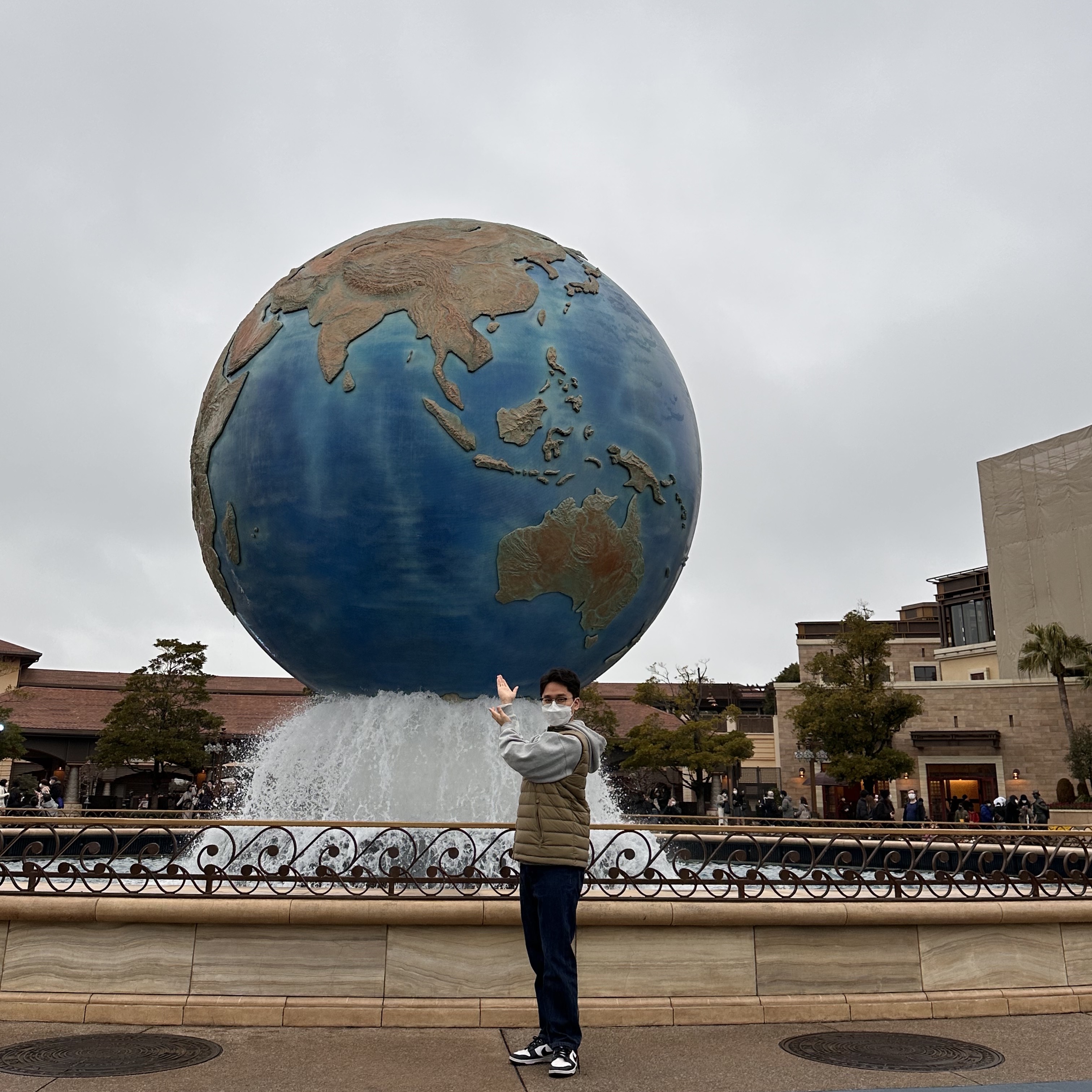 Nike Dunk Low Retro Black, Maison Kitsune x Ader Error Meditation Fox Hoodie Grey 착용 스타일