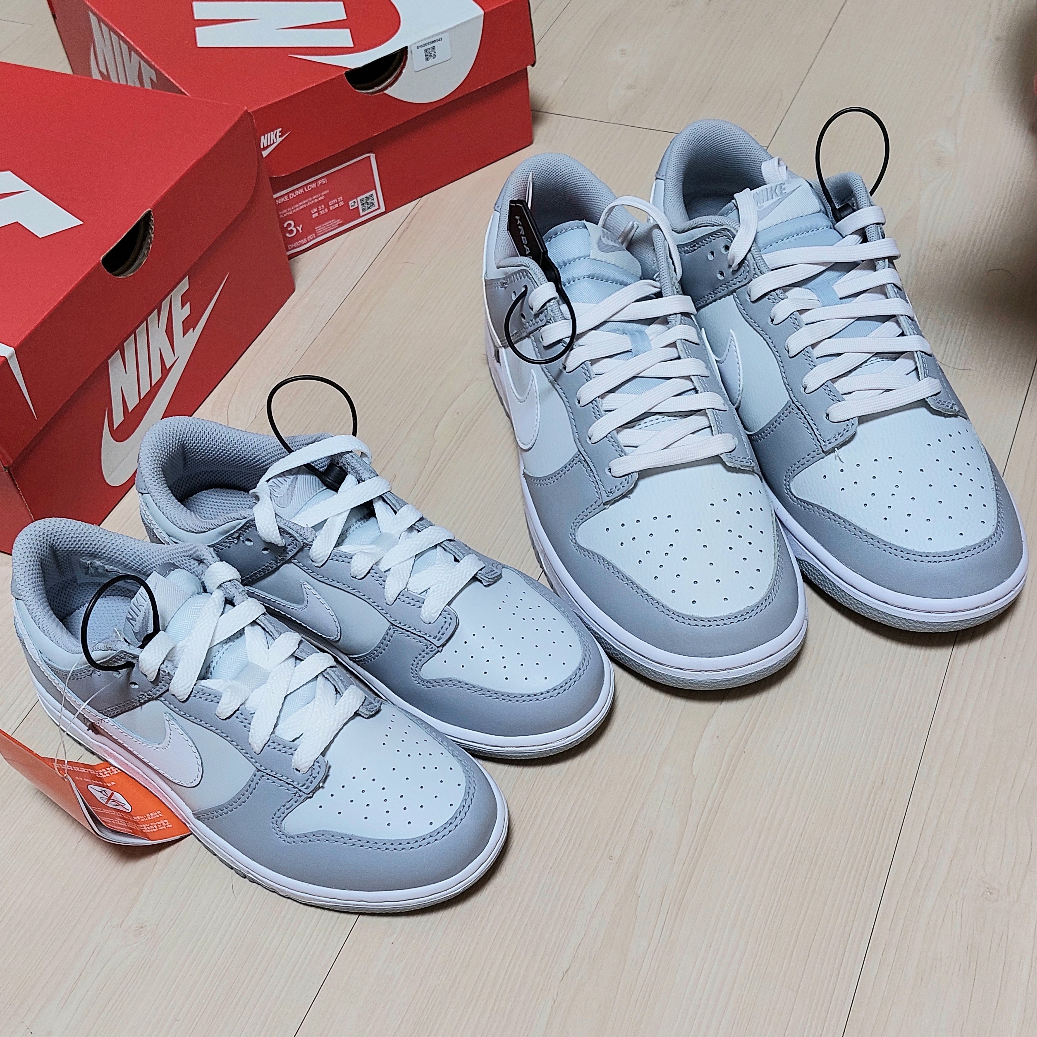 (PS) Nike Dunk Low Wolf Grey, Nike Dunk Low Retro Wolf Grey 착용 스타일