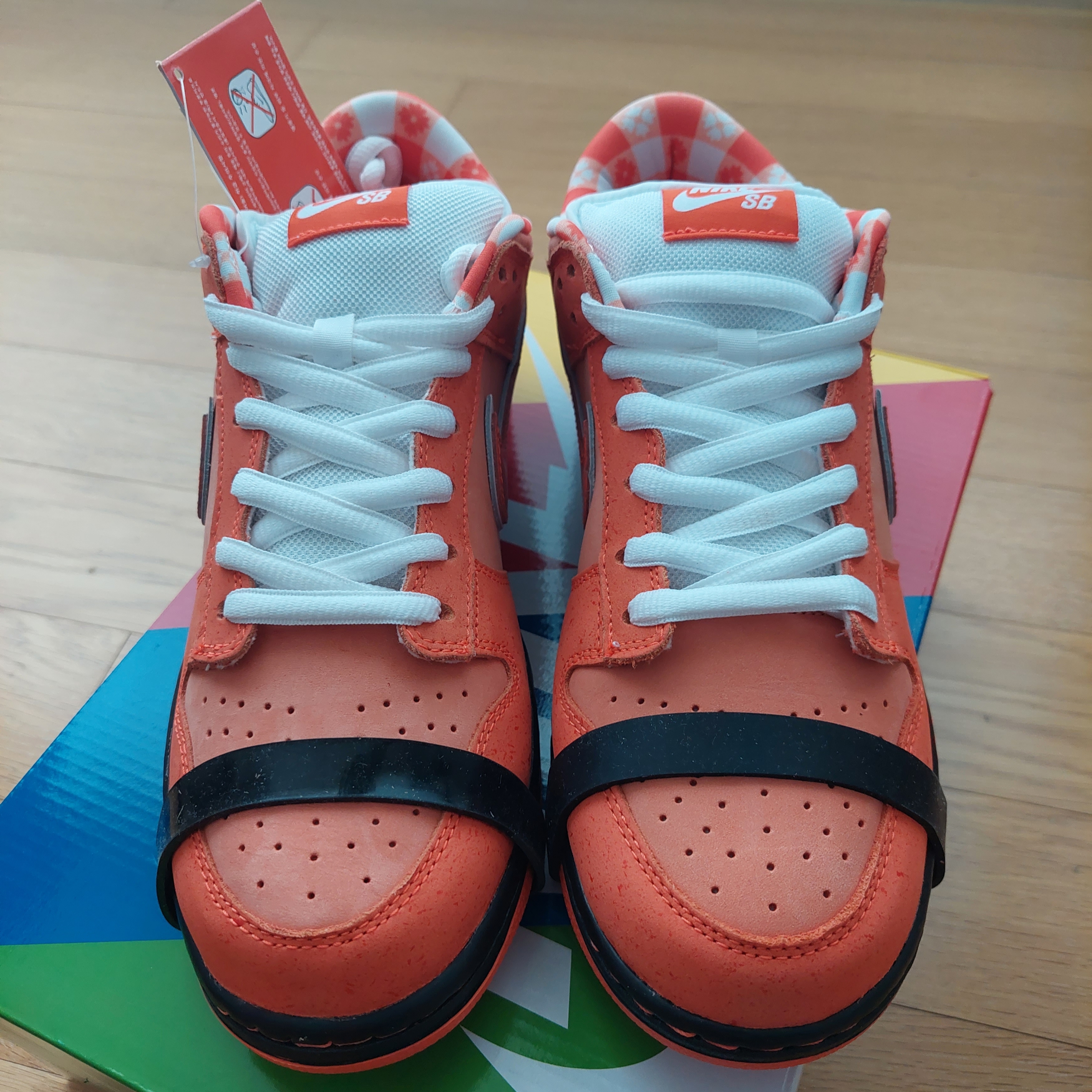 Nike x Concepts SB Dunk Low Orange Lobster (Regular Box) 착용 스타일 - 3