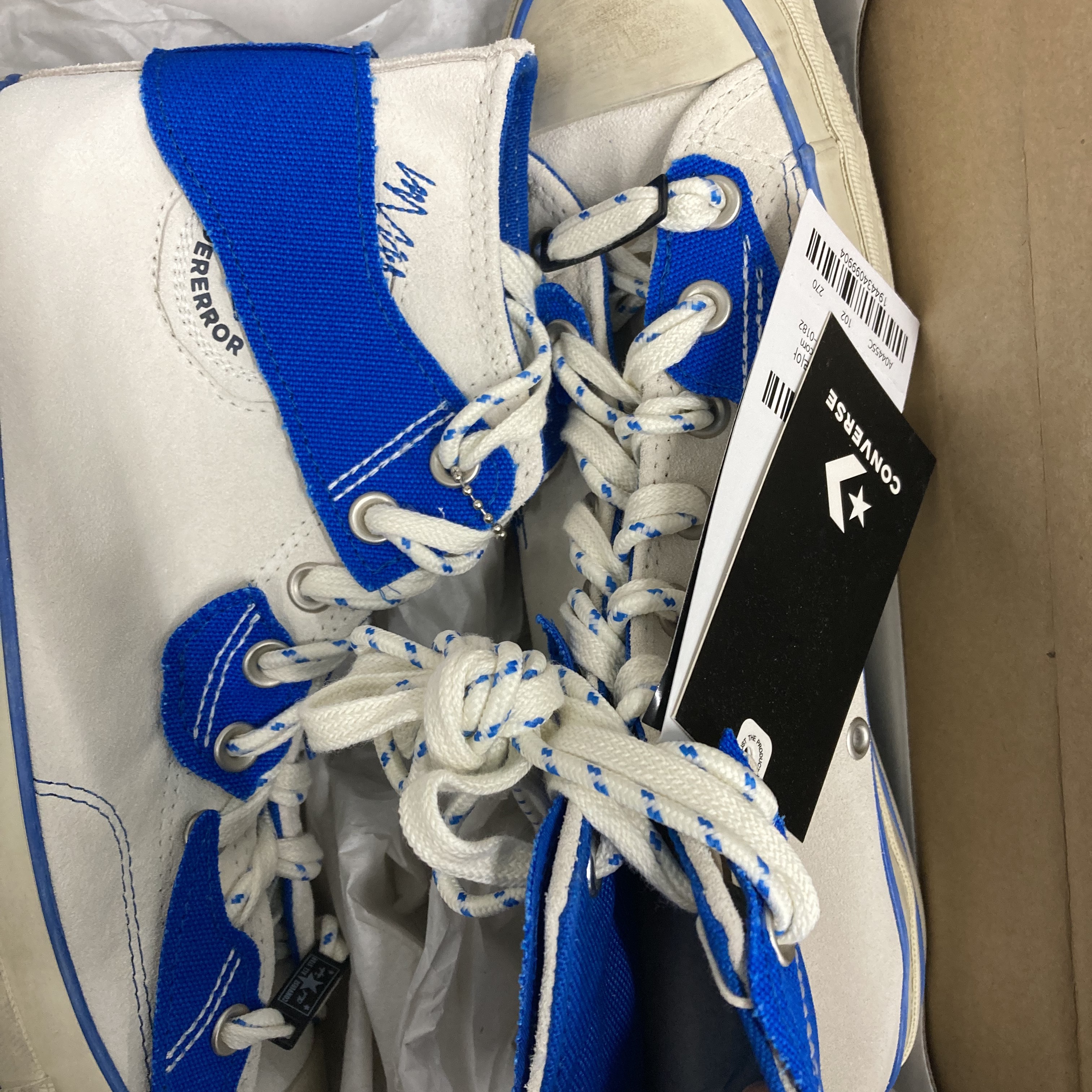 Converse x Ader Error Chuck 70 High White 착용 스타일 - 2