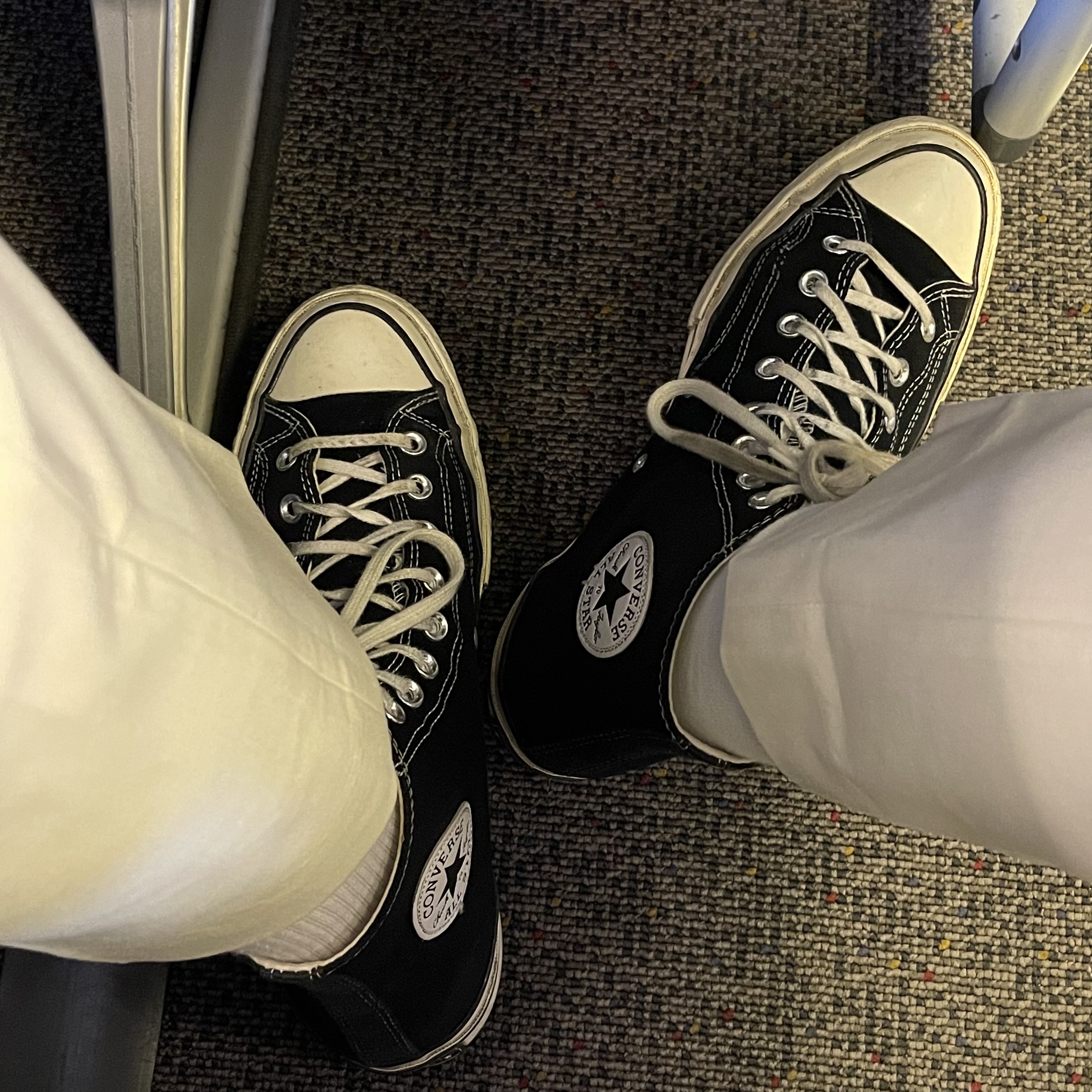 Converse Chuck 70 Hi Black 착용 스타일