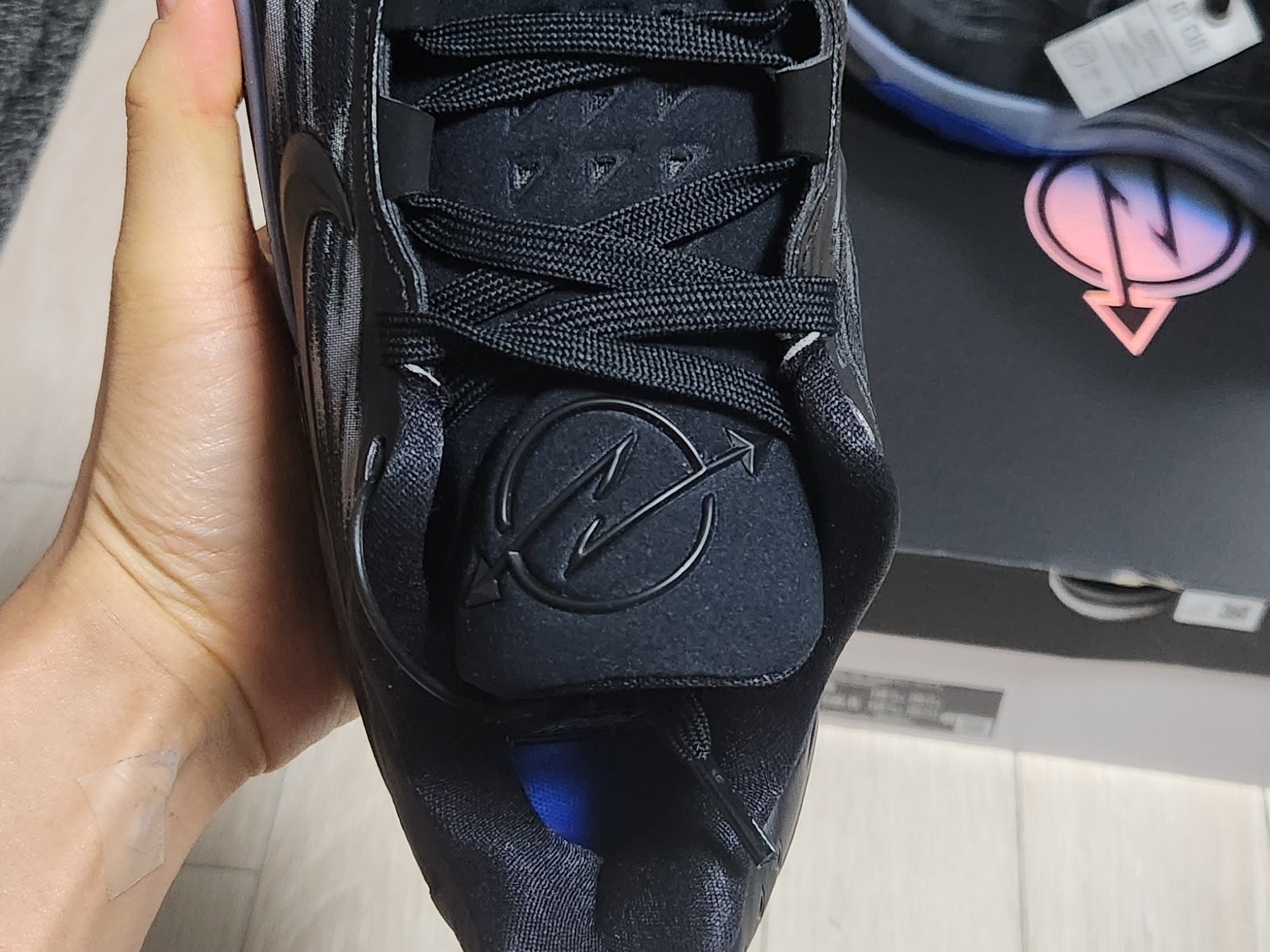Nike Air Zoom GT Cut 2 Black Racer Blue 착용 스타일 - 3