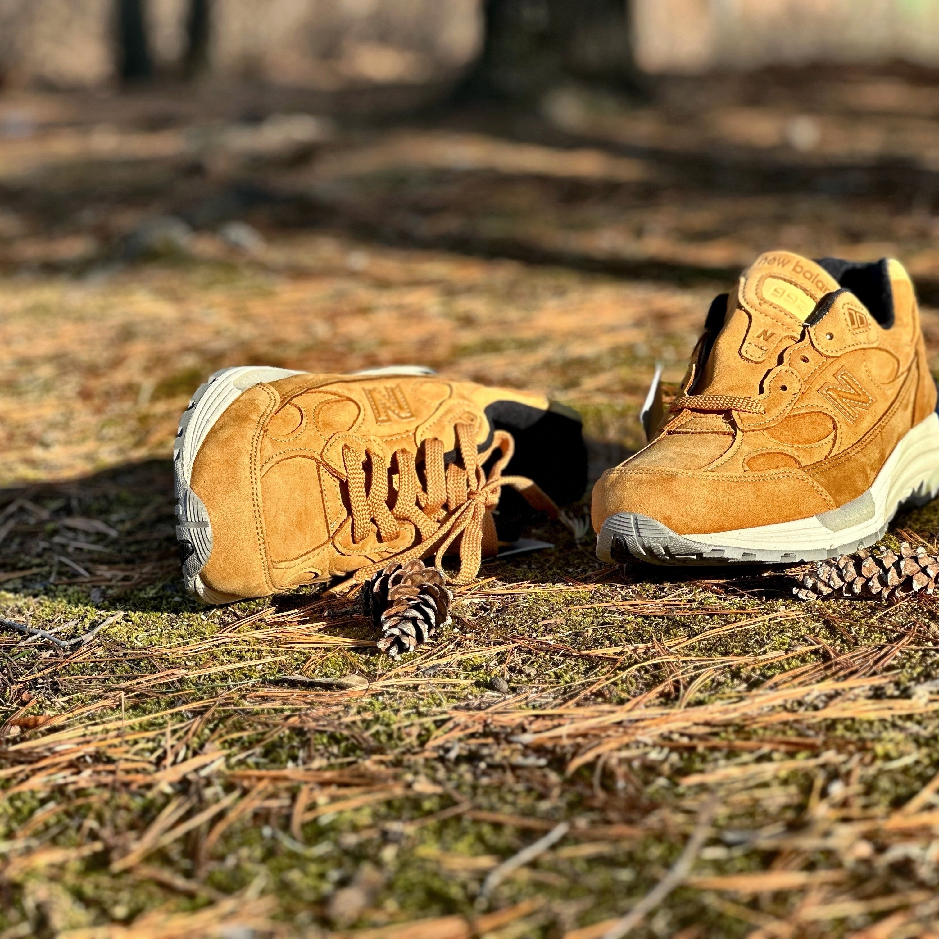 New Balance 992 Made in USA Brown 착용 스타일