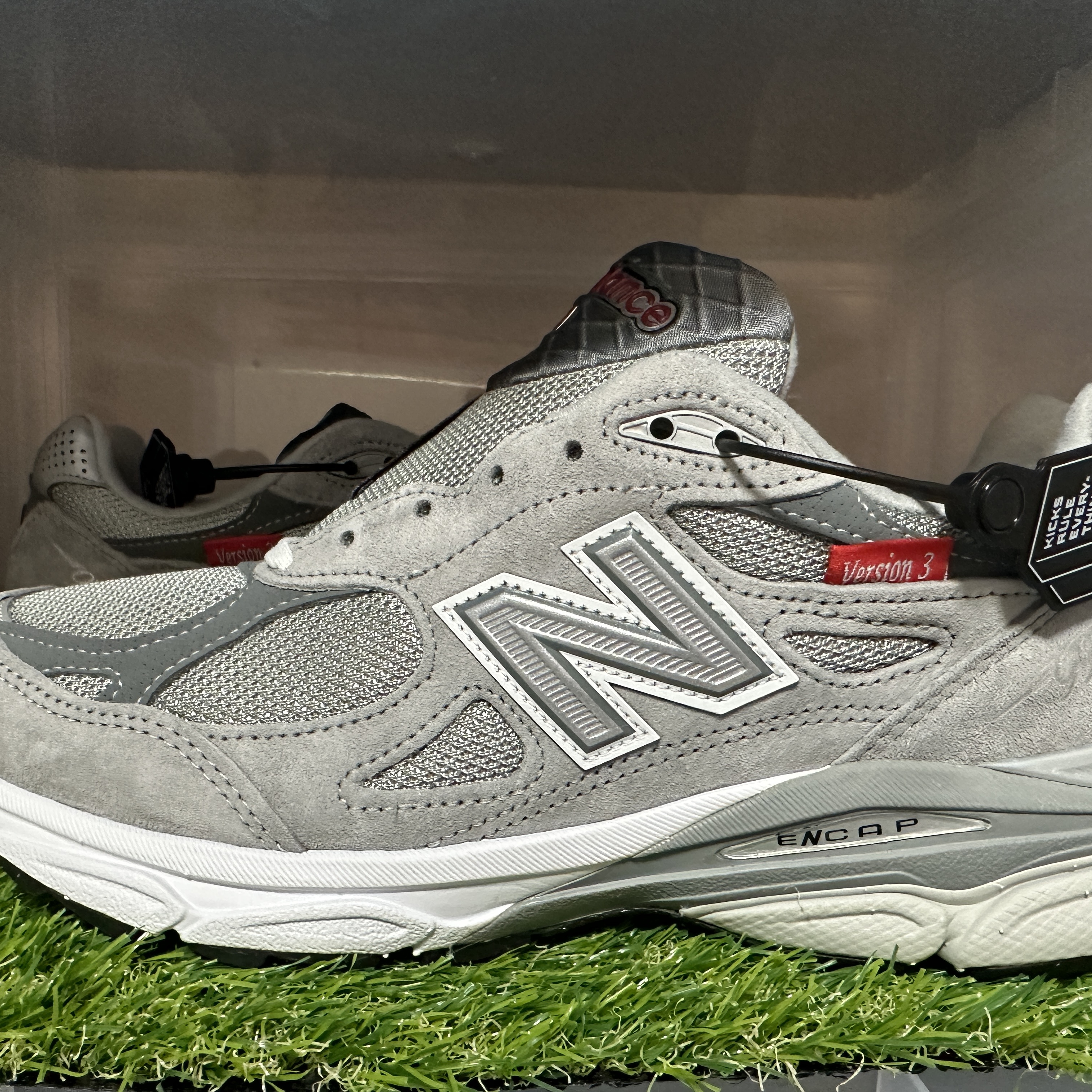 New Balance 990vs3 Made in USA Grey - D Standard 착용 스타일