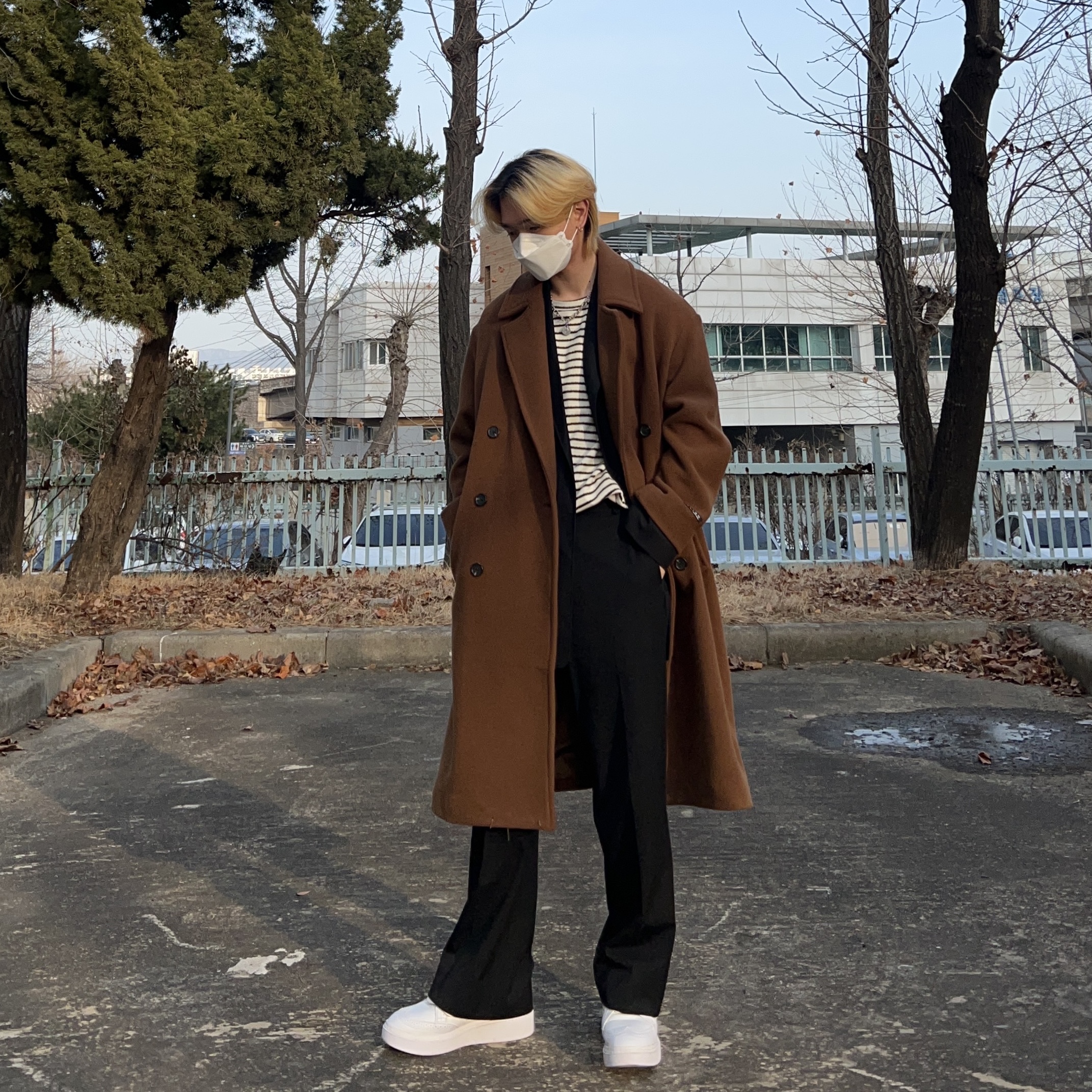 Nike x Peaceminusone Kwondo1 White 착용 스타일 - 2