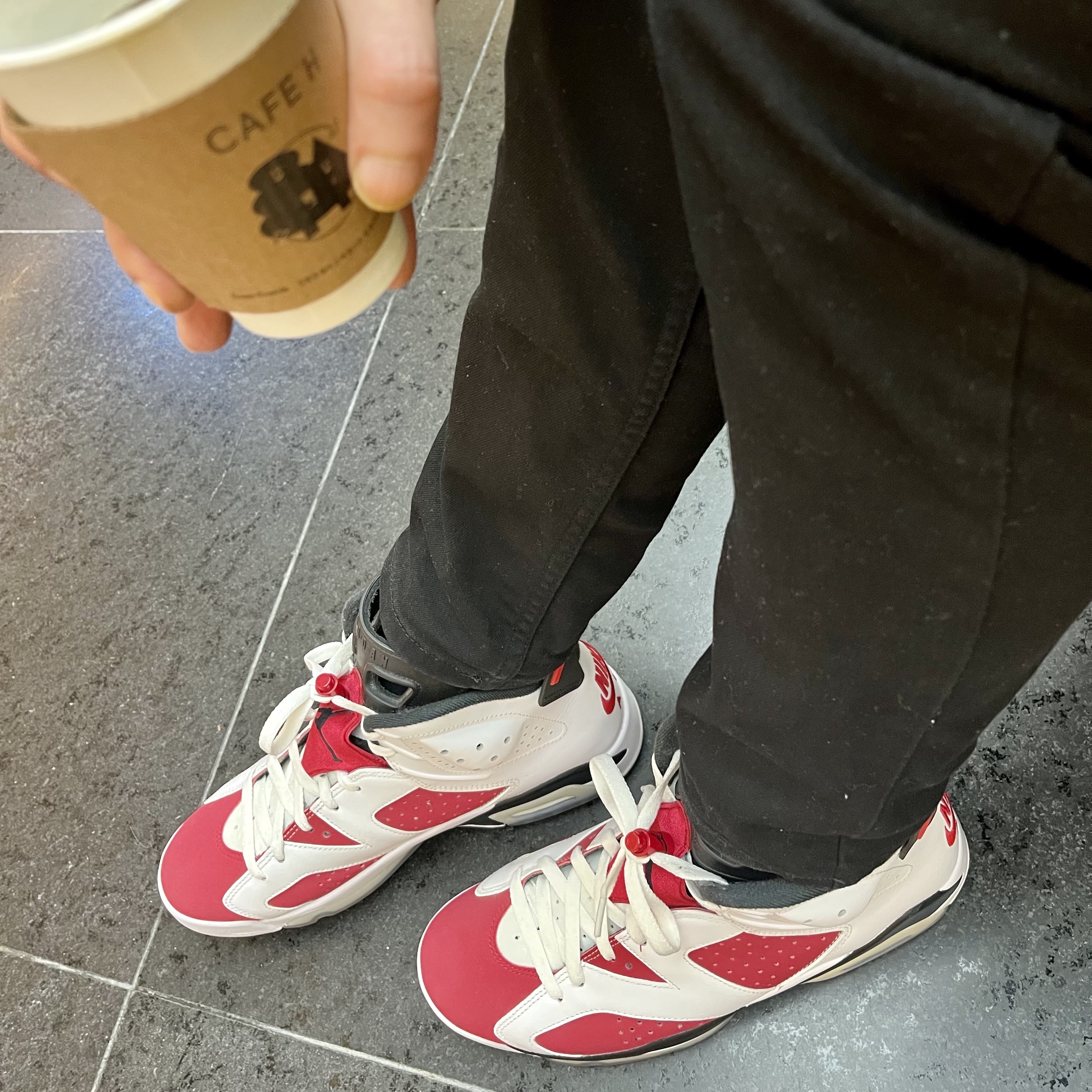 Jordan 6 Retro Carmine 2021 착용 스타일