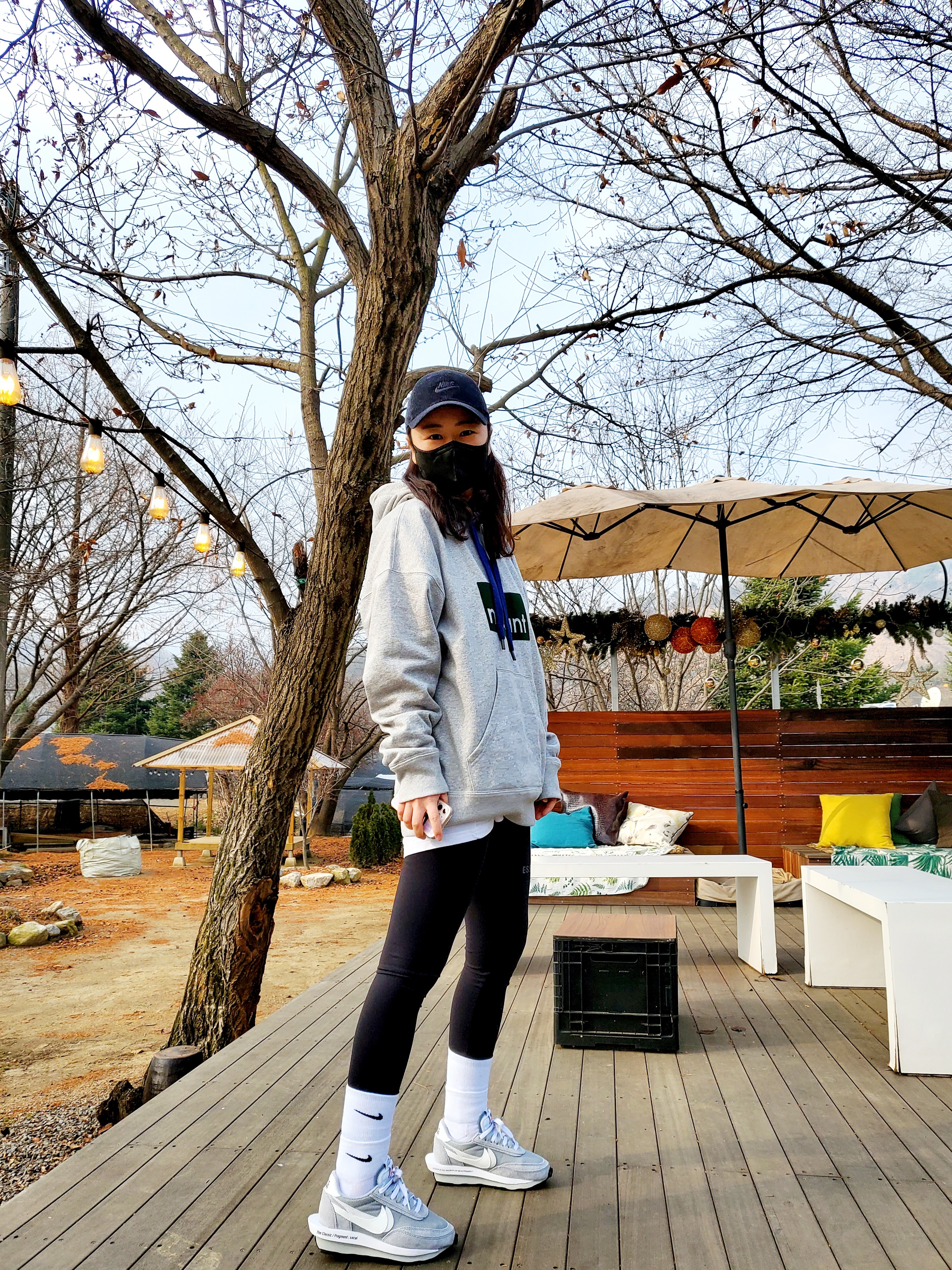Nike Heritage 86 Corduroy Cap Black, Nike x Matthew M Williams NRG Socks White 착용 스타일 - 2