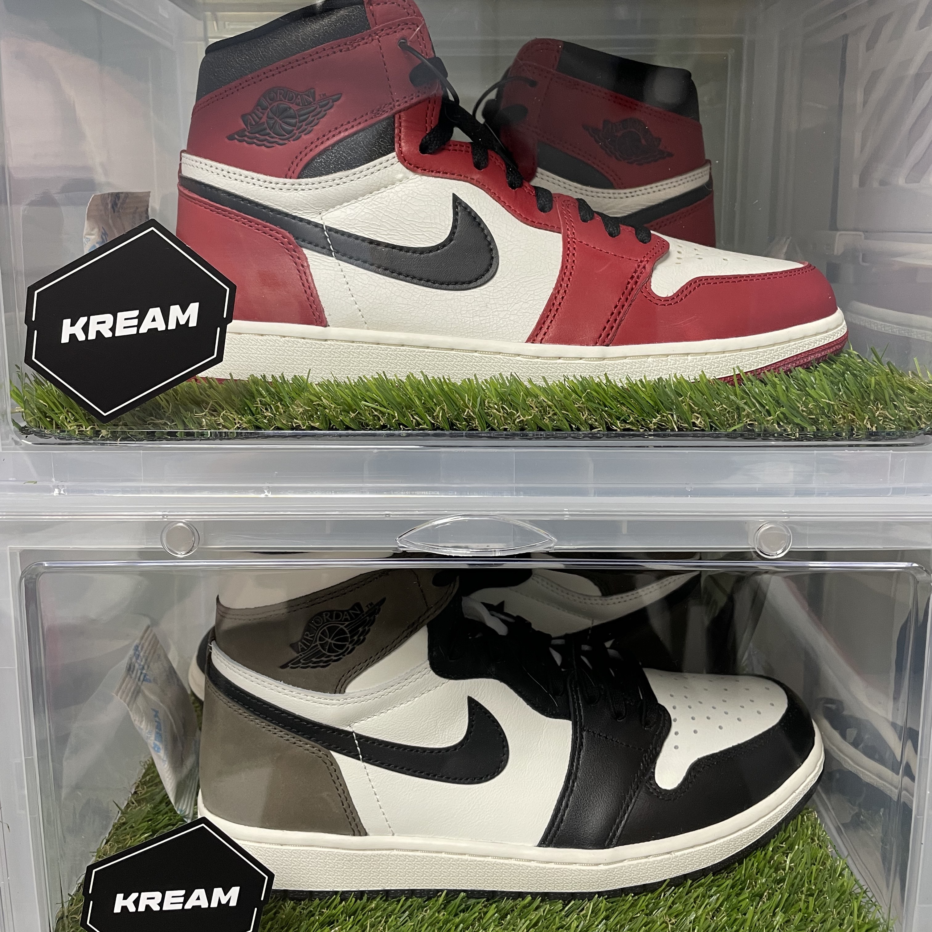 Jordan 1 Retro High OG Chicago 2022, Jordan 1 Retro High OG Black Mocha 착용 스타일
