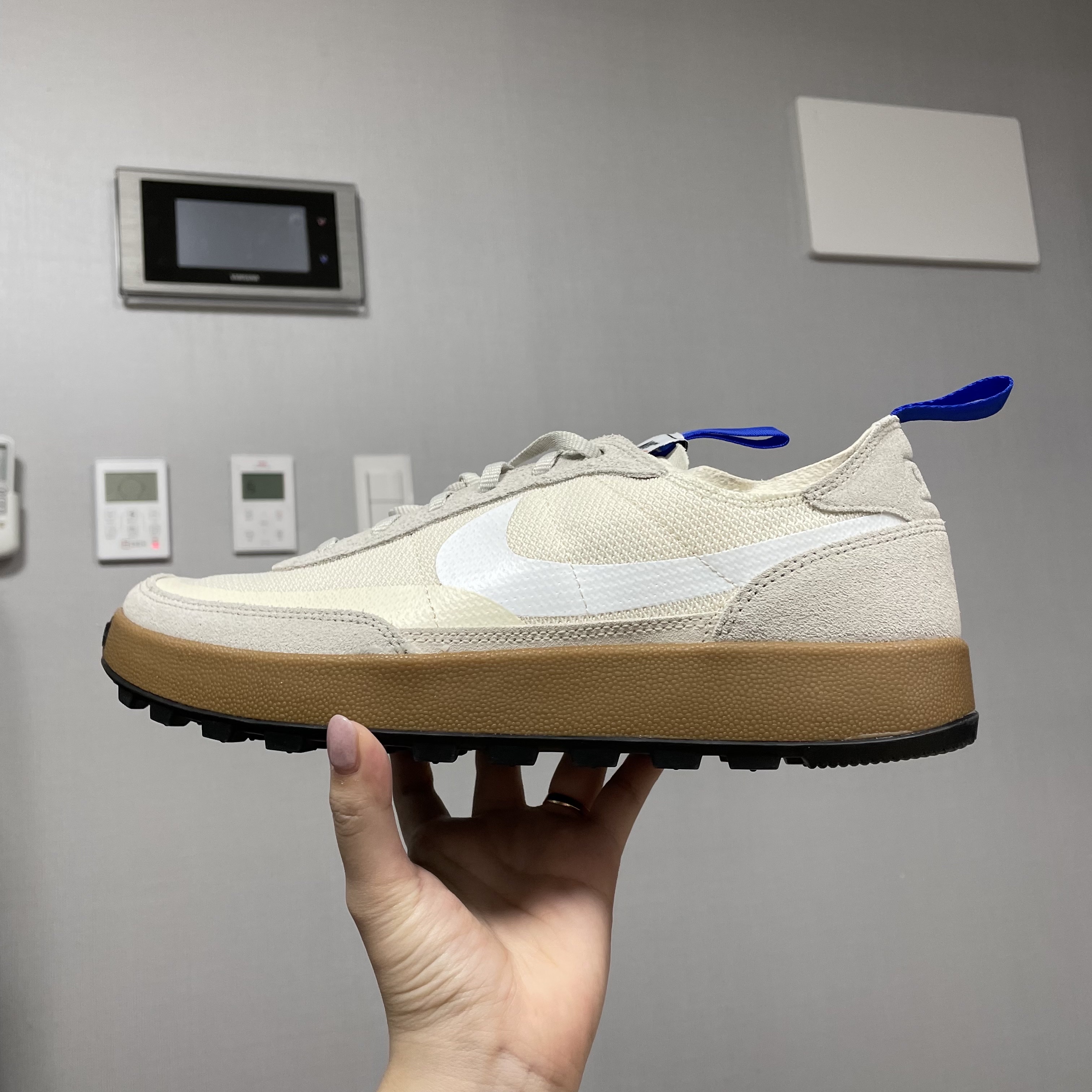 Nike x Tom Sachs General Purpose Shoe Light Cream 착용 스타일 - 3
