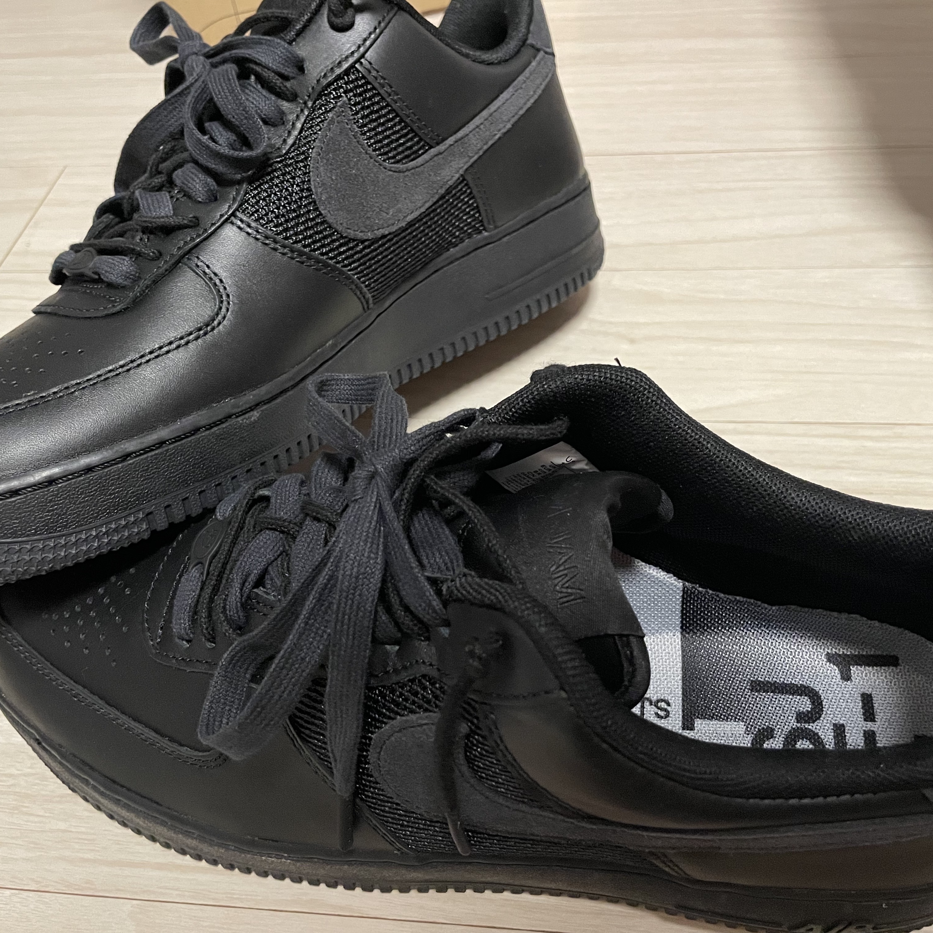 Nike x Slam Jam Air Force 1 Low SP Black Off Noir 착용 스타일 - 1