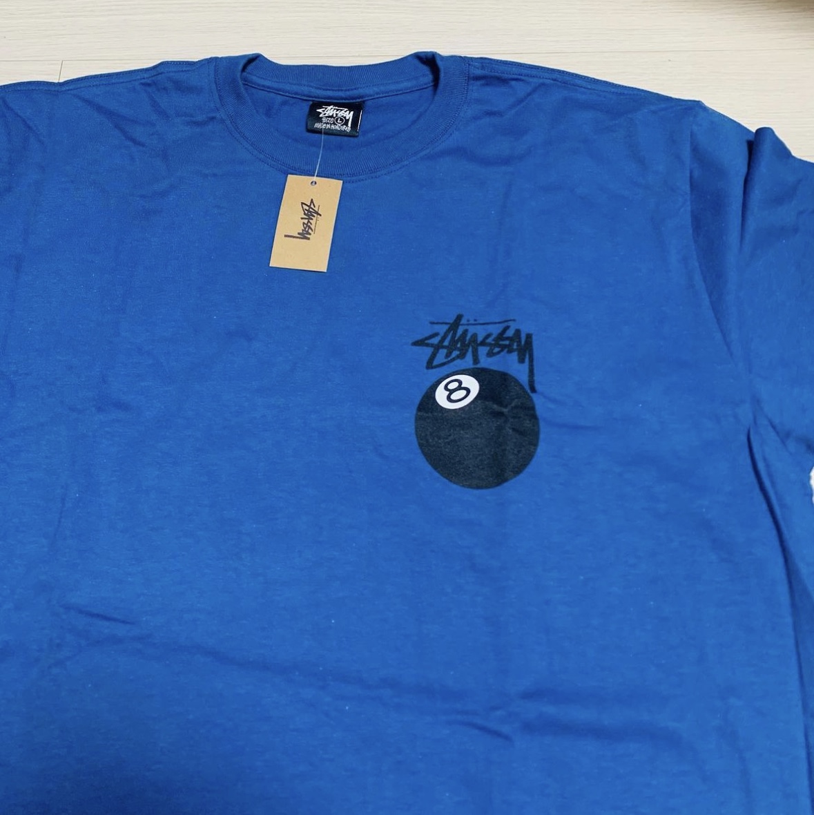 Stussy 8 Ball T-Shirt Midnight - 22SS 착용 스타일 - 1