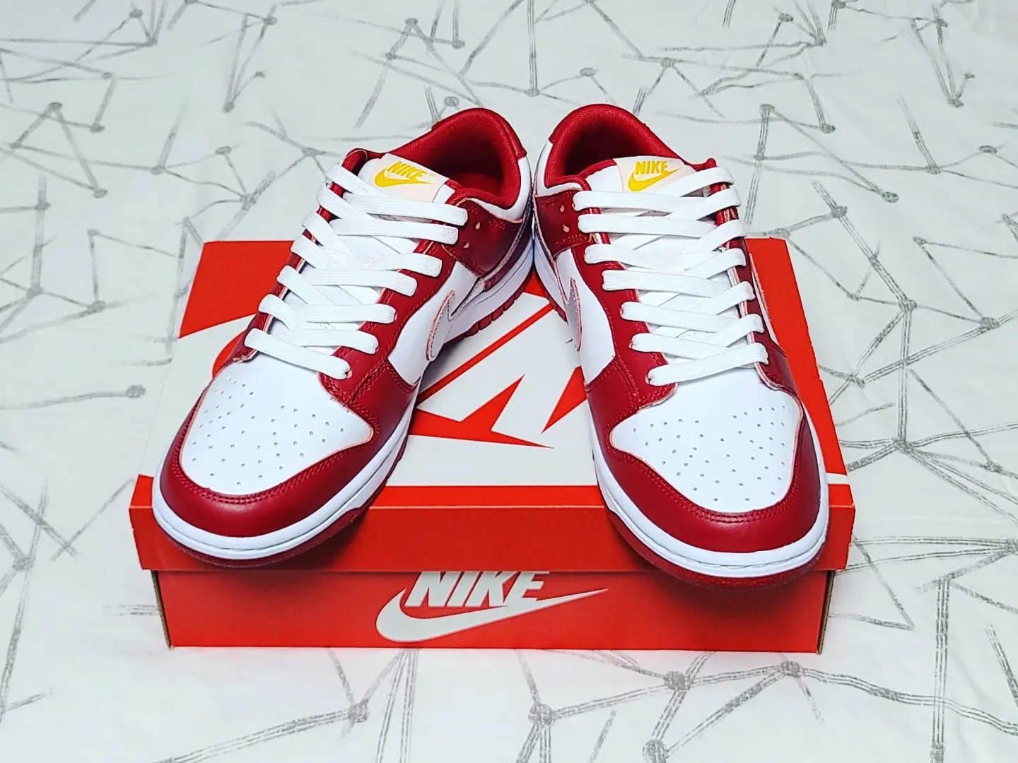 Nike Dunk Low Retro Gym Red 착용 스타일 - 3