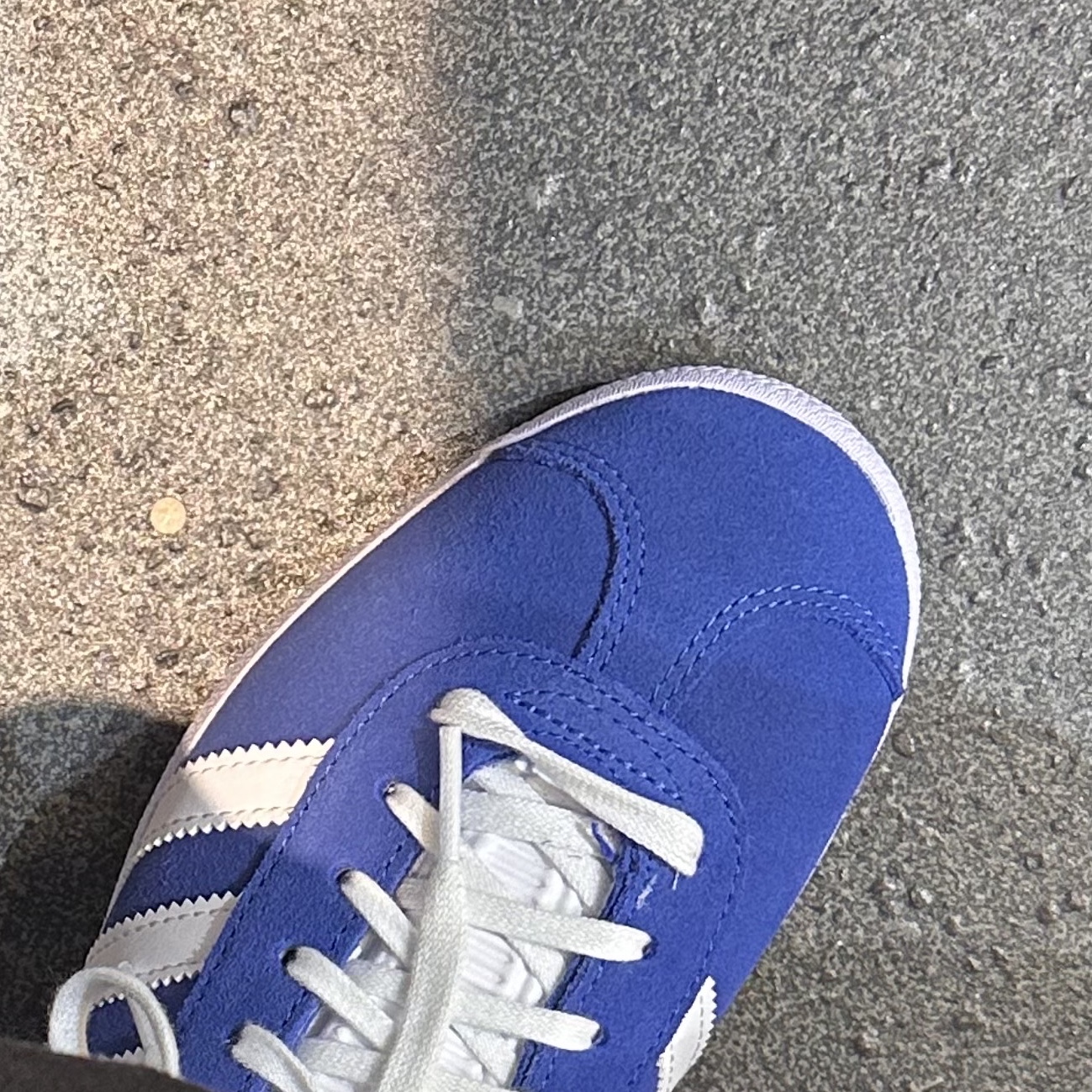 Adidas Gazelle Blue 착용 스타일