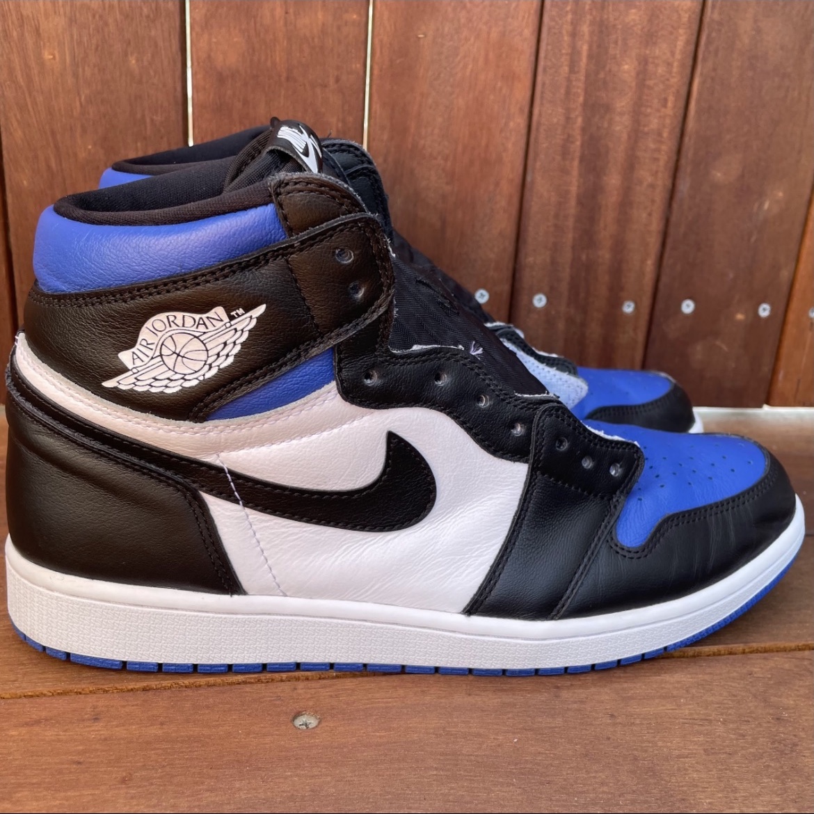 Jordan 1 Retro High OG Royal Toe 착용 스타일