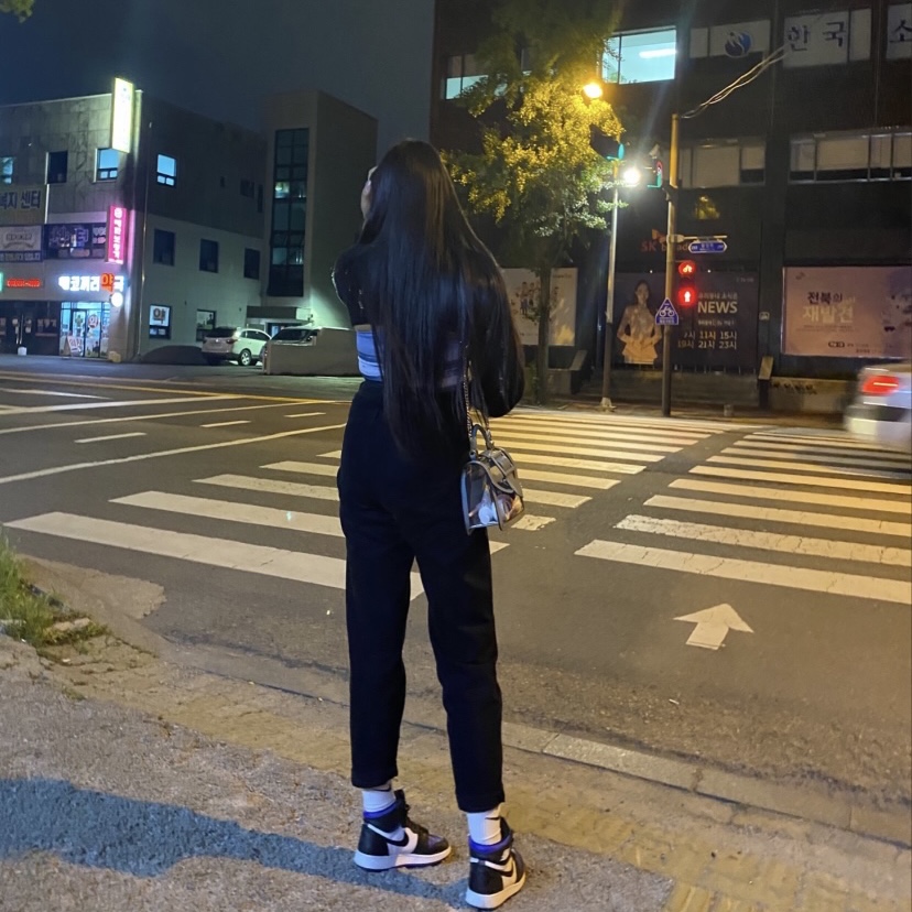 (GS) Jordan 1 Retro High OG Royal Toe 착용 스타일