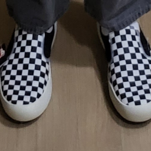 Vans Checkerboard Comfycush One Black 착용 스타일