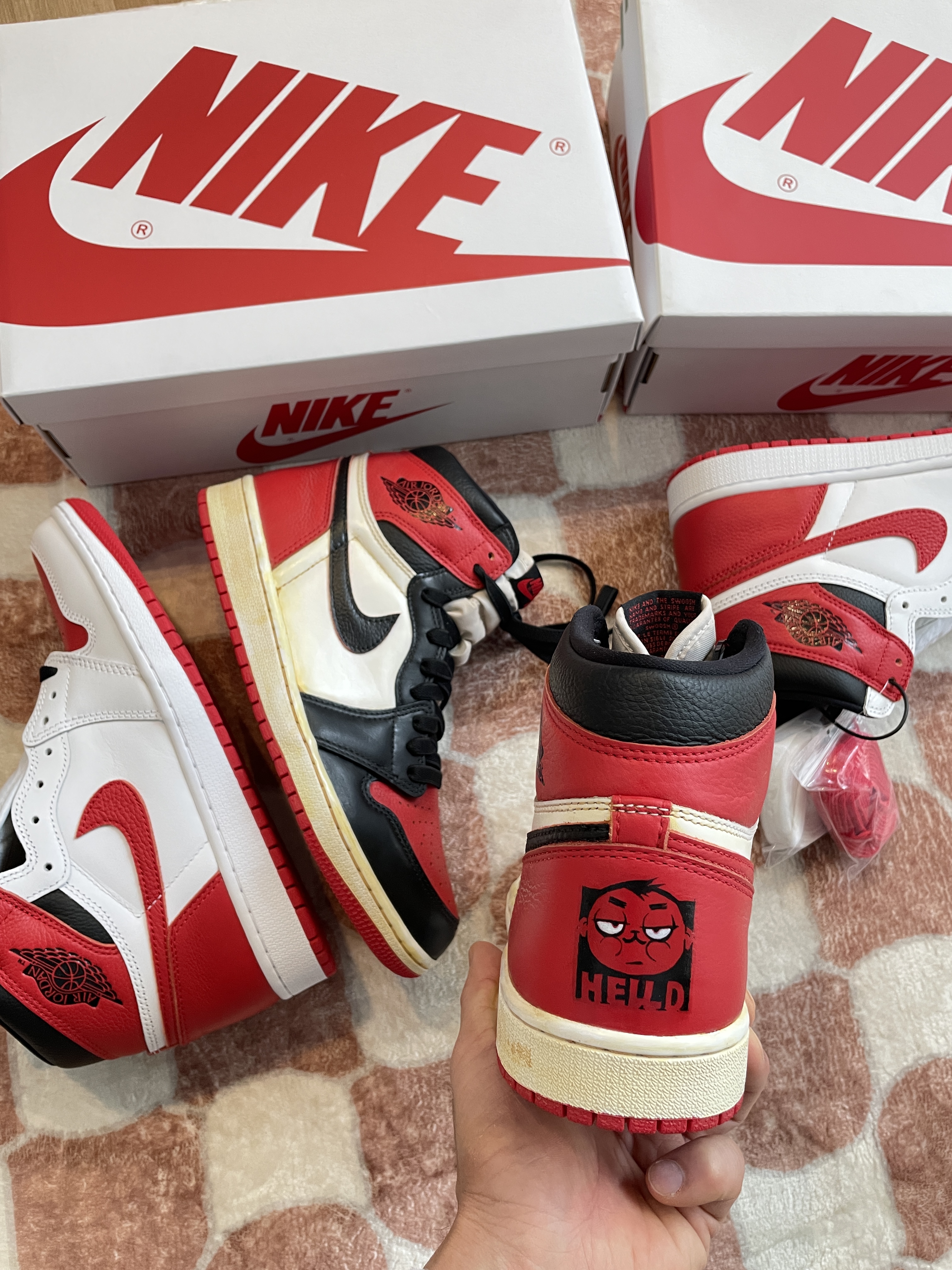 Jordan 1 Retro High OG Heritage 착용 스타일 - 1