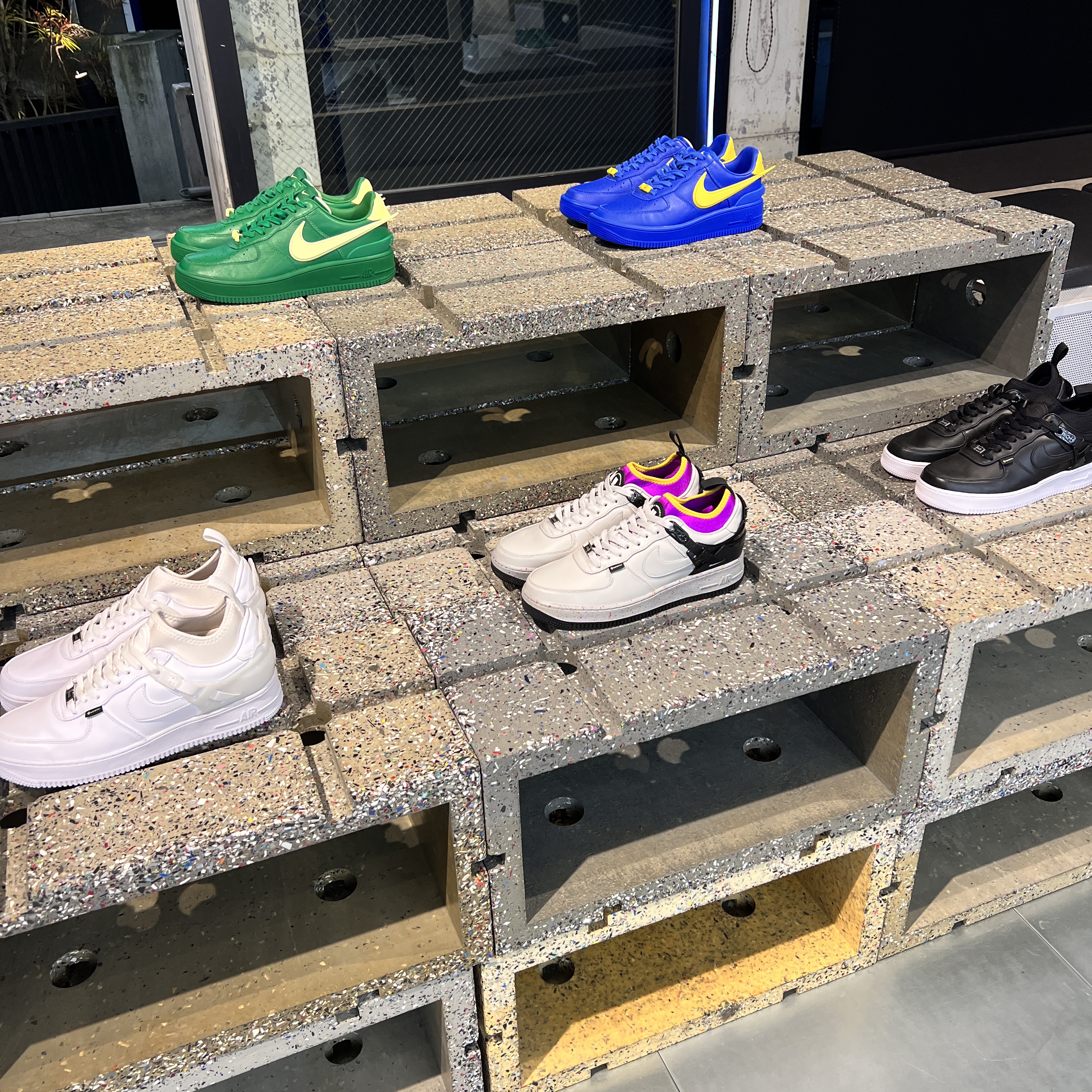 Nike x Ambush Air Force 1 Low SP Pine Green and Citron 착용 스타일
