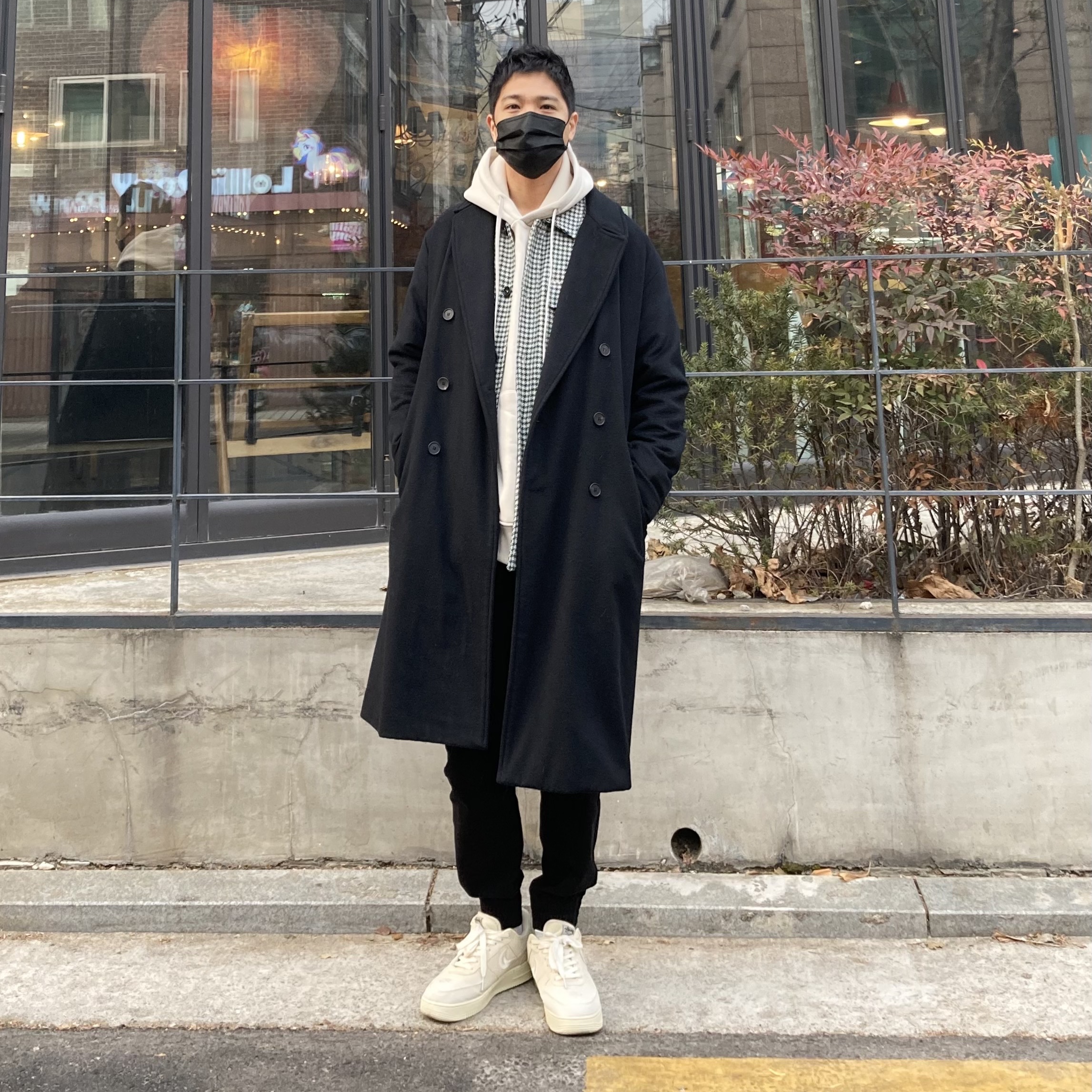 Nike x Stussy Air Force 1 Low Fossil 착용 스타일