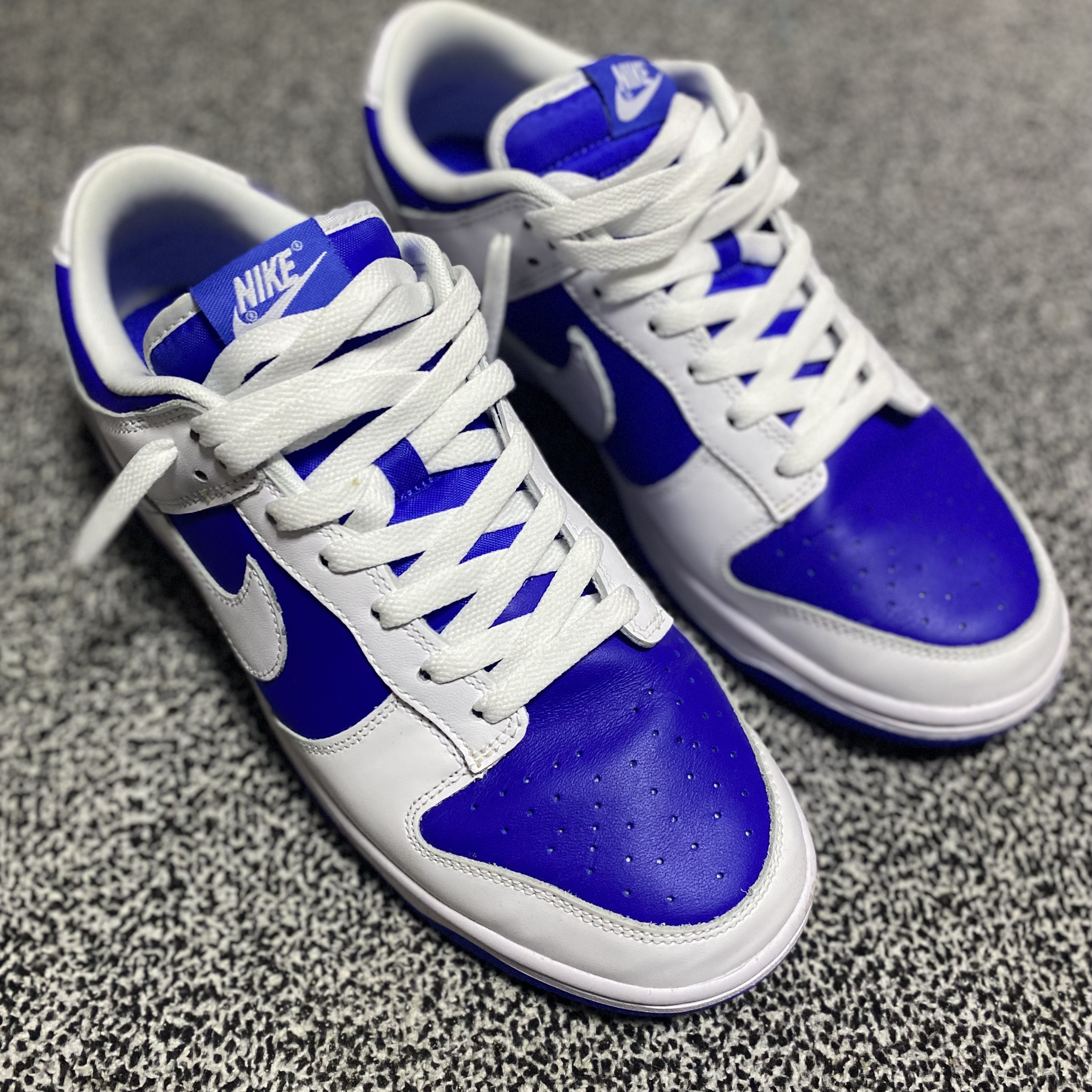 Nike Dunk Low Retro Racer Blue and White 착용 스타일