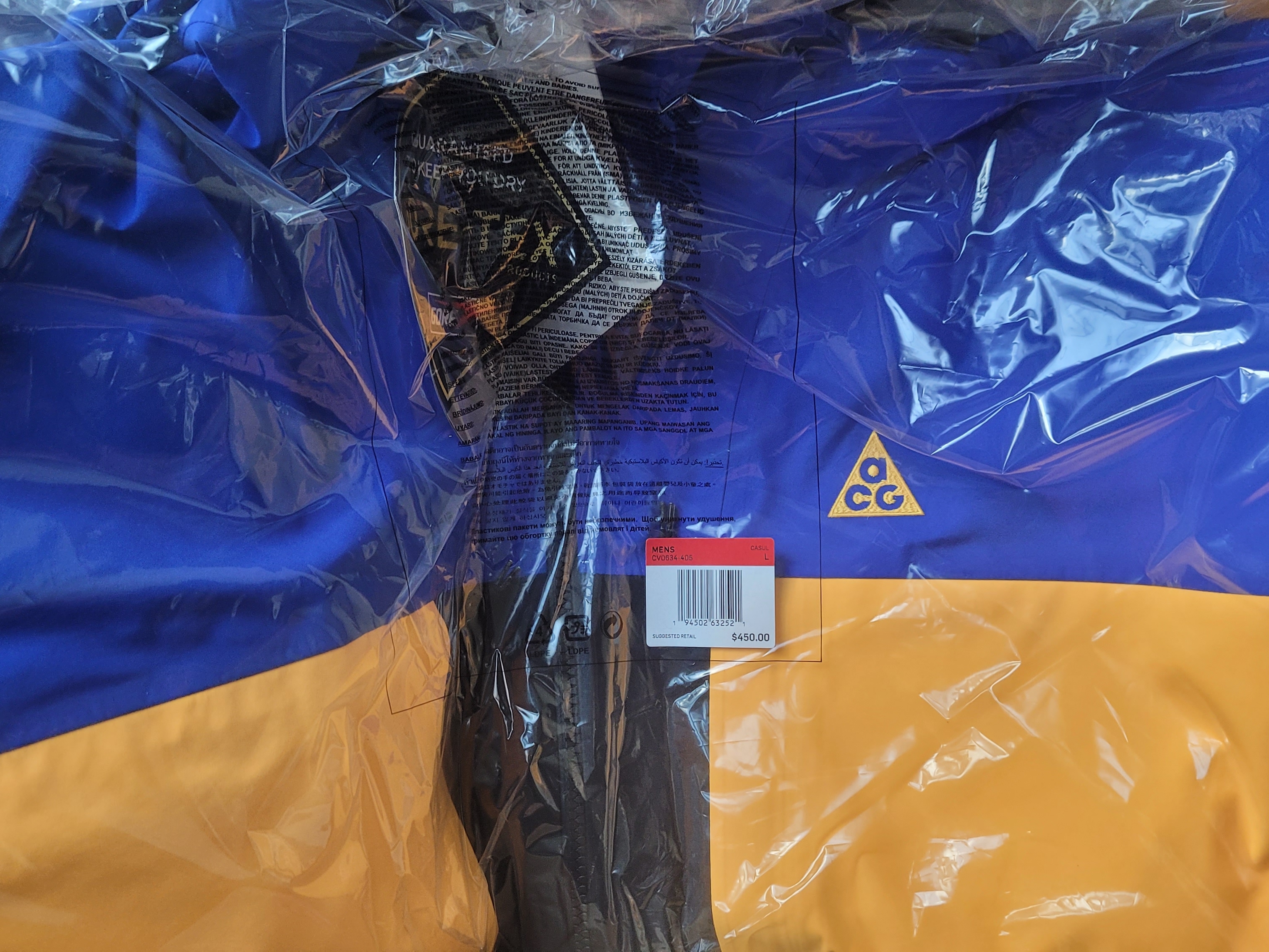 Nike ACG Gore-Tex Misery Ridge Jacket Hyper Royal - US/EU 착용 스타일