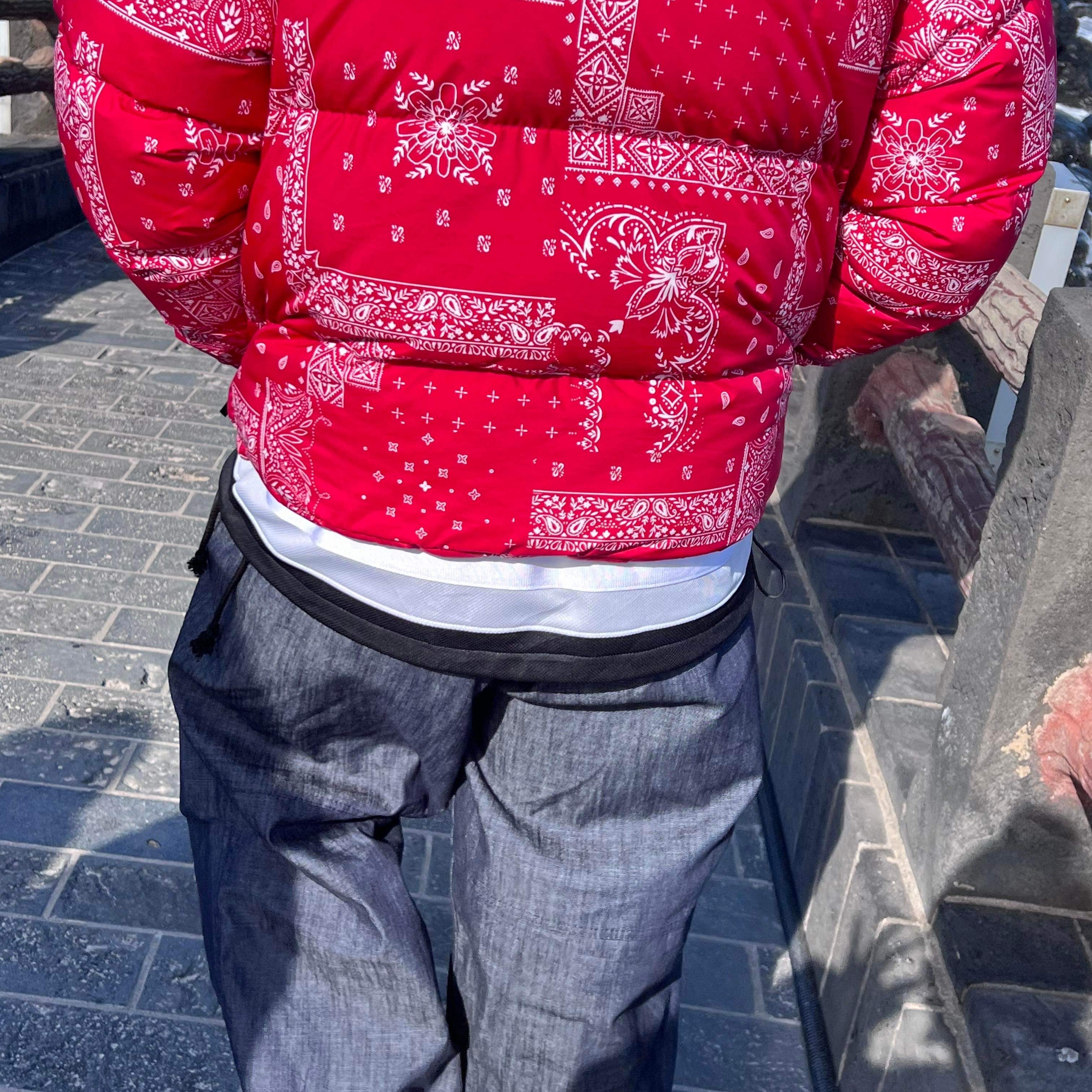 Nike Air Force 1 Low White Red Midsole, The North Face 1996 Novelty Nuptse Jacket Rio Red 착용 스타일