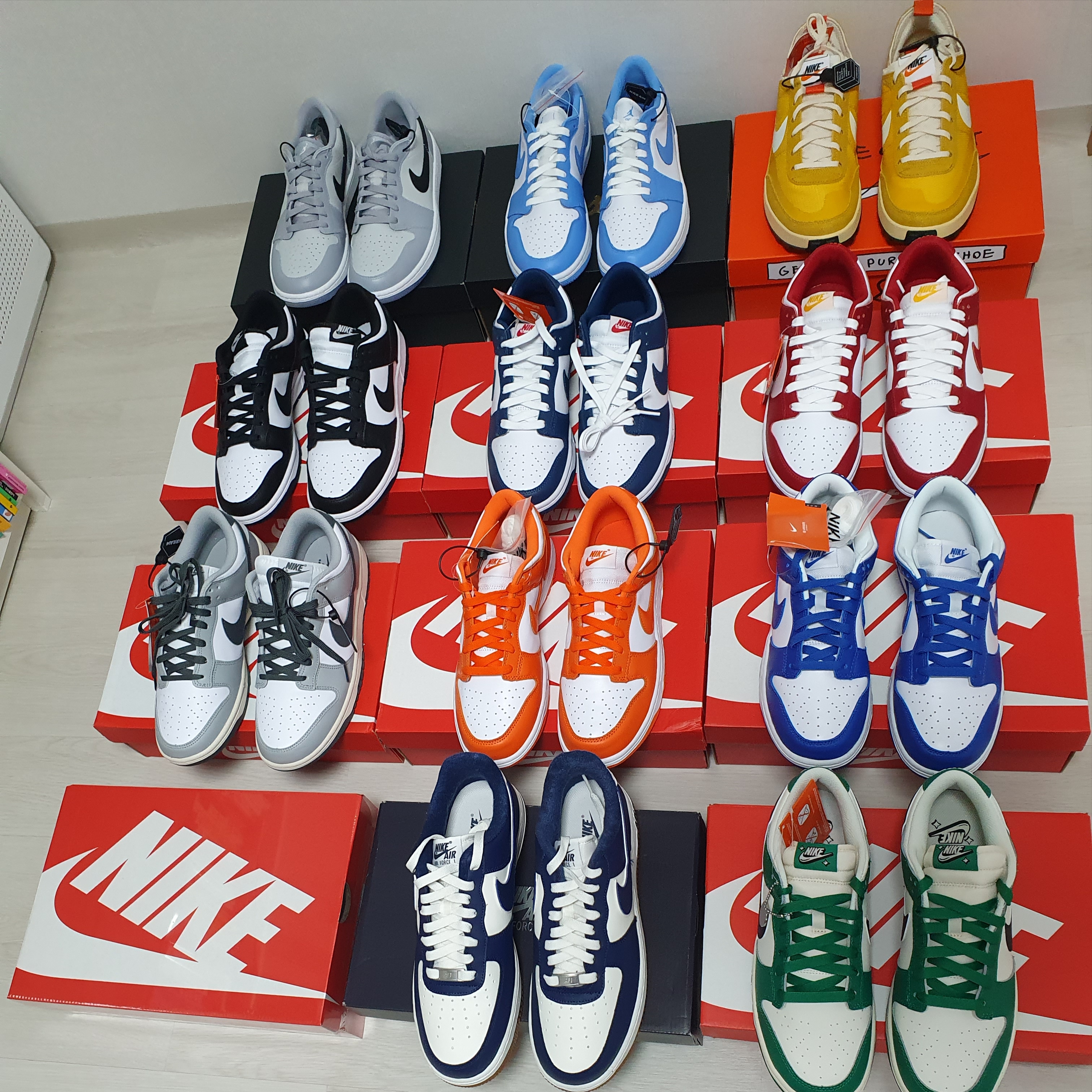 Nike Dunk Low SP Kentucky 2022, Nike Dunk Low SP Syracuse 2022 착용 스타일