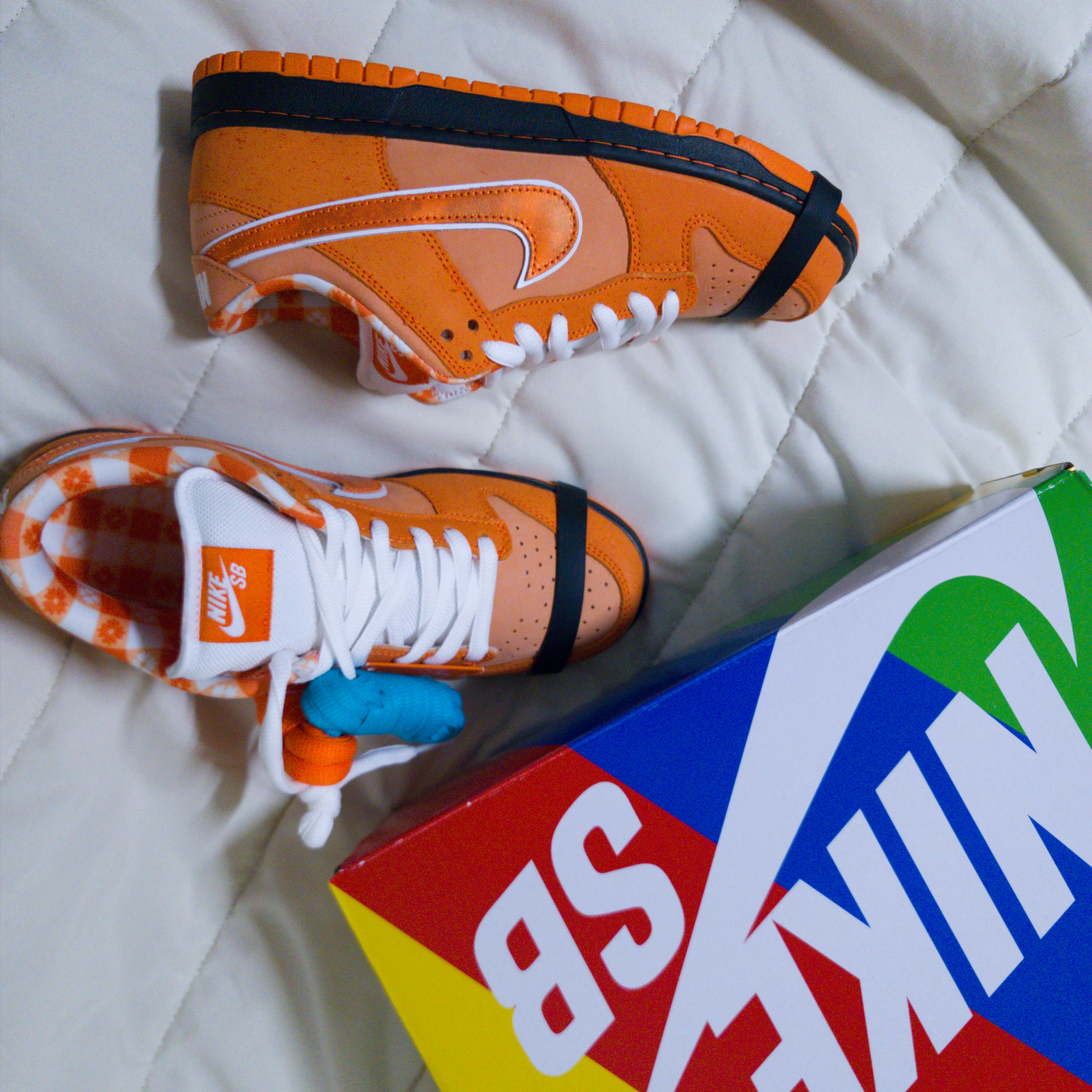 Nike x Concepts SB Dunk Low Orange Lobster (Regular Box) 착용 스타일