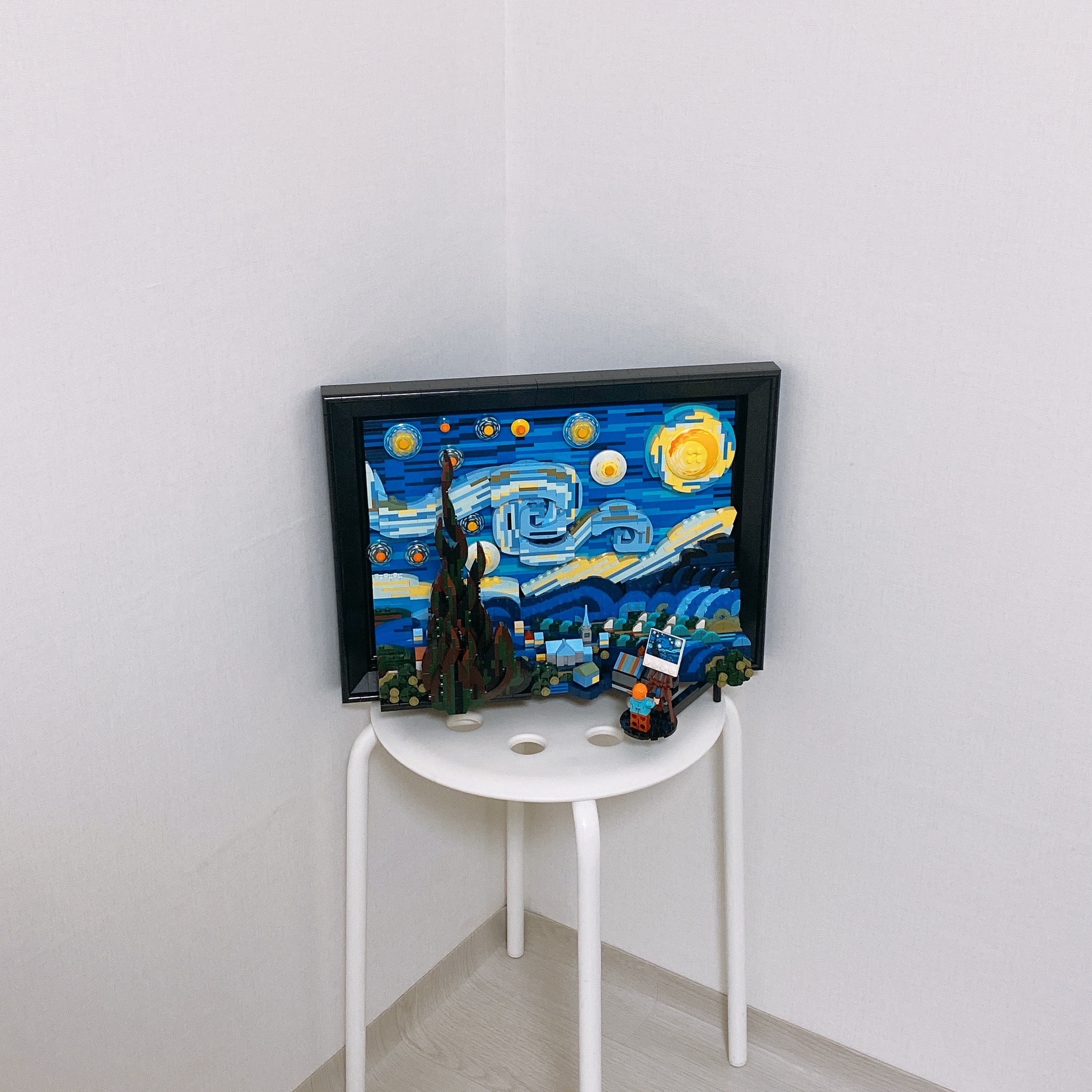 Lego Vincent Van Gogh The Starry Night 착용 스타일 - 3