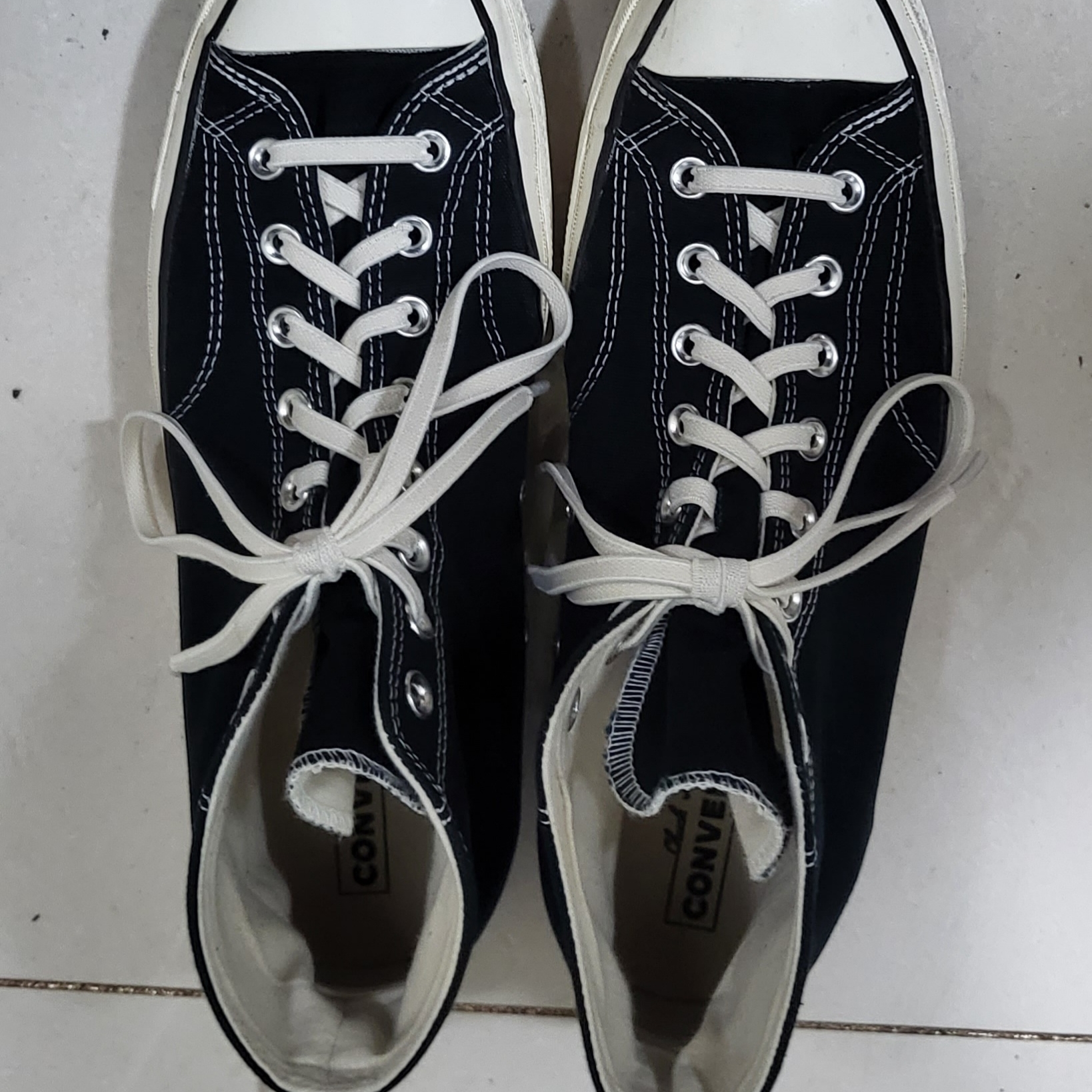 Converse Chuck 70 Hi Black 착용 스타일