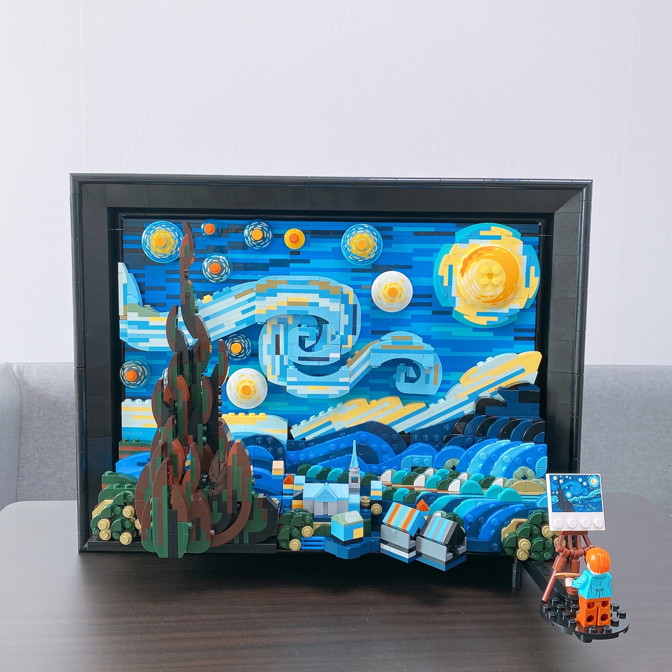 Lego Vincent Van Gogh The Starry Night 착용 스타일 - 1
