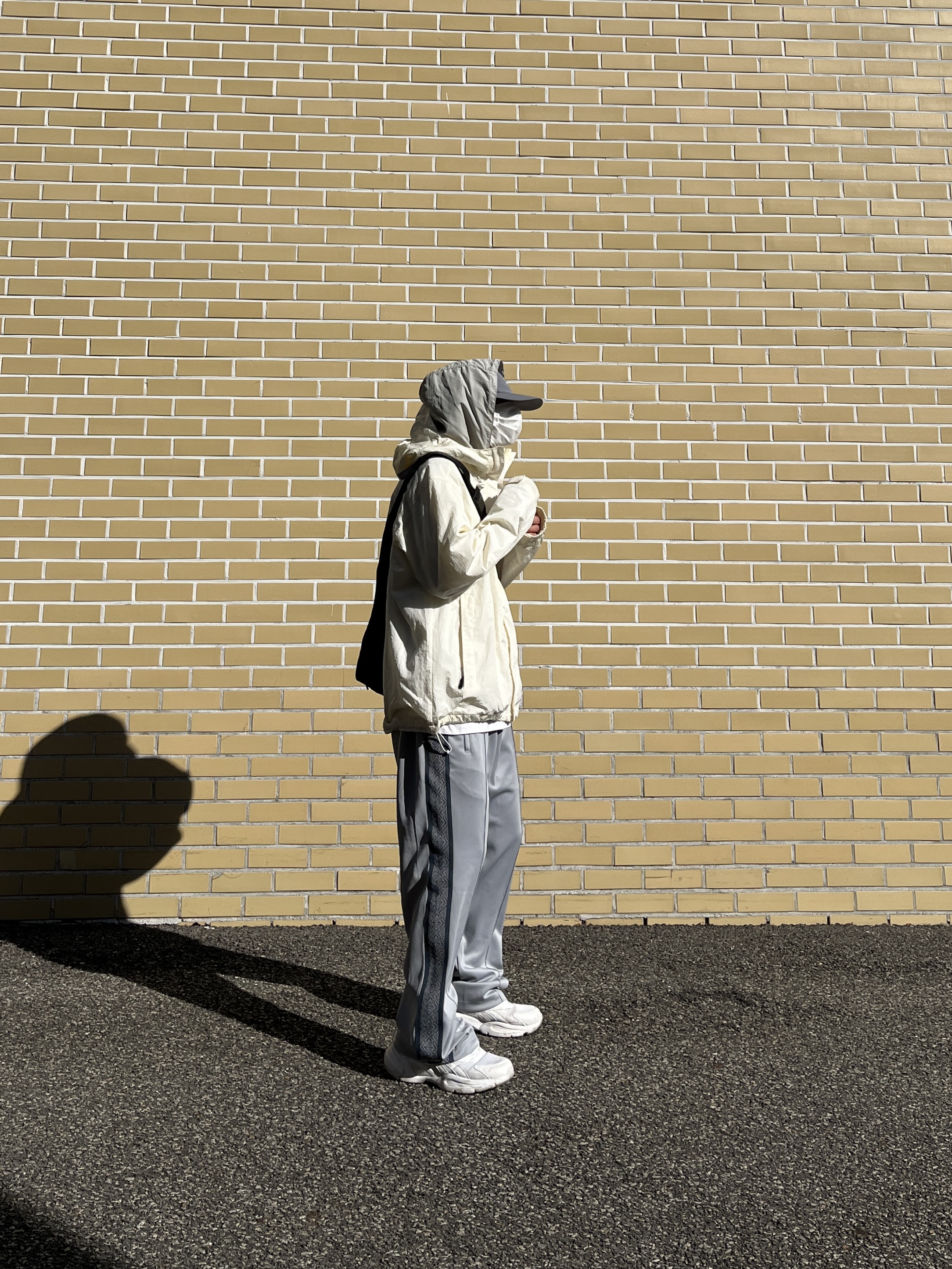 Sansan Gear Nylon Wing Cap Grey - 22FW 착용 스타일 - 4