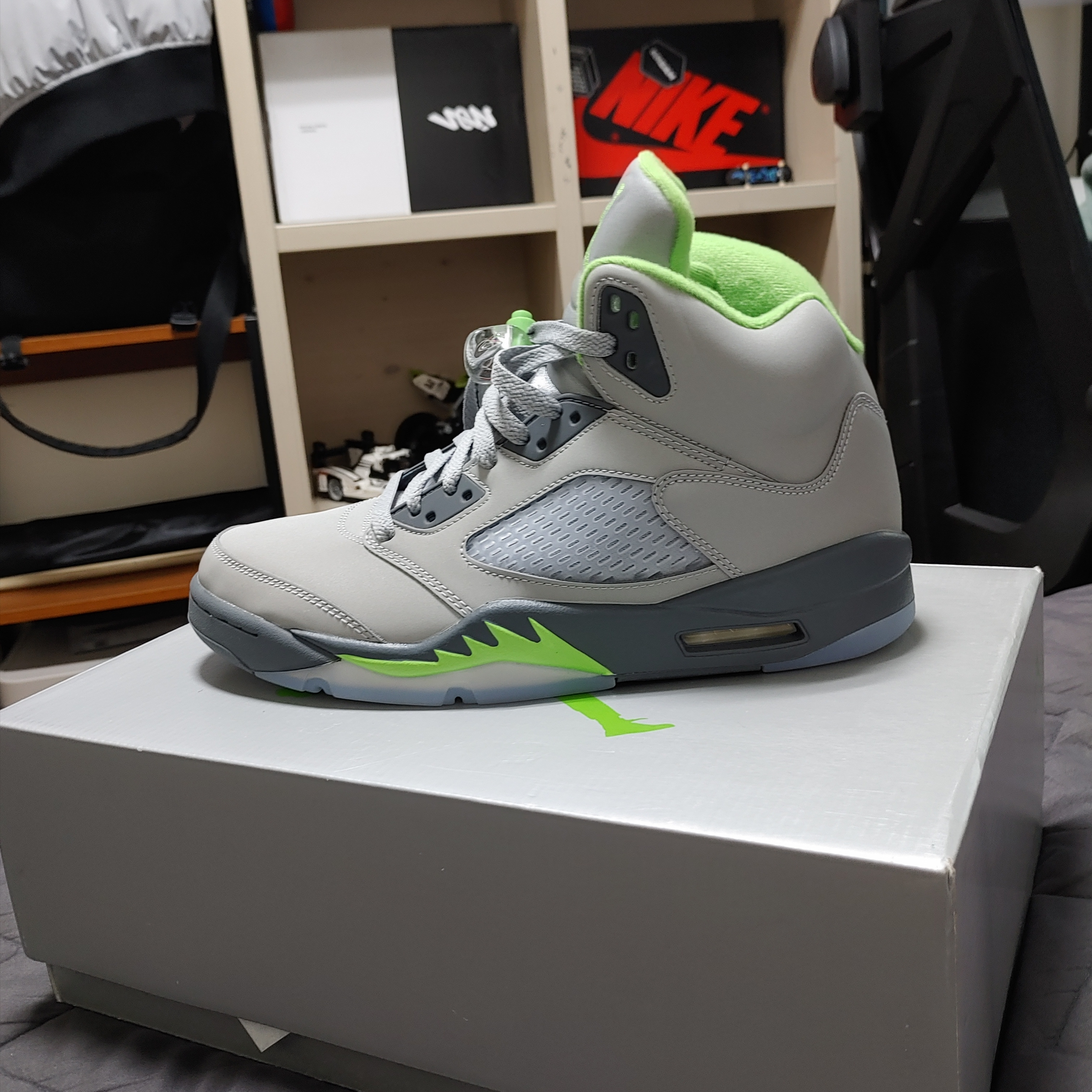 Jordan 5 Retro Green Bean 착용 스타일