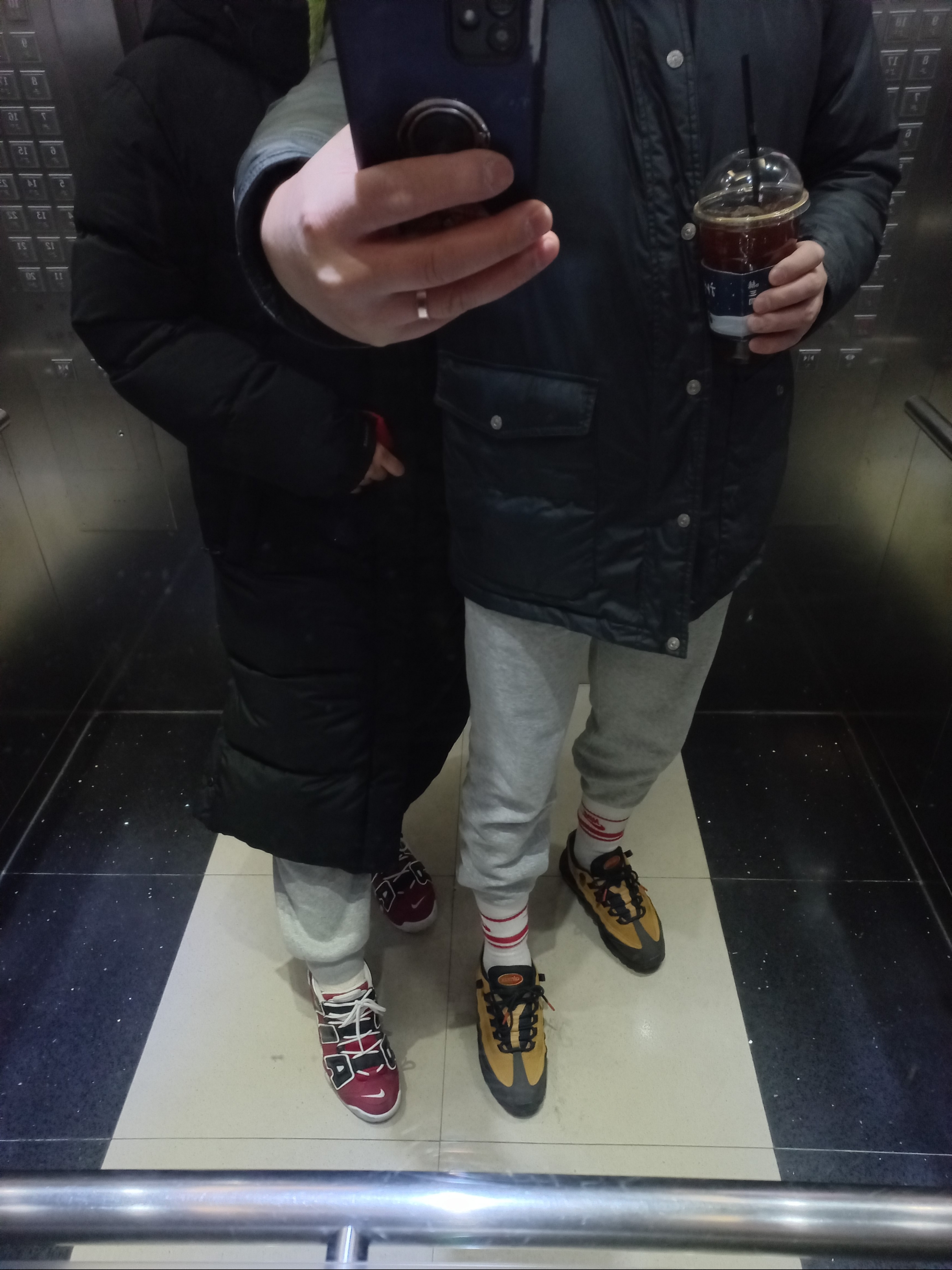 Nike Air Max 95 Black Wheat, Nike Air More Uptempo 96 Bulls 2021 착용 스타일