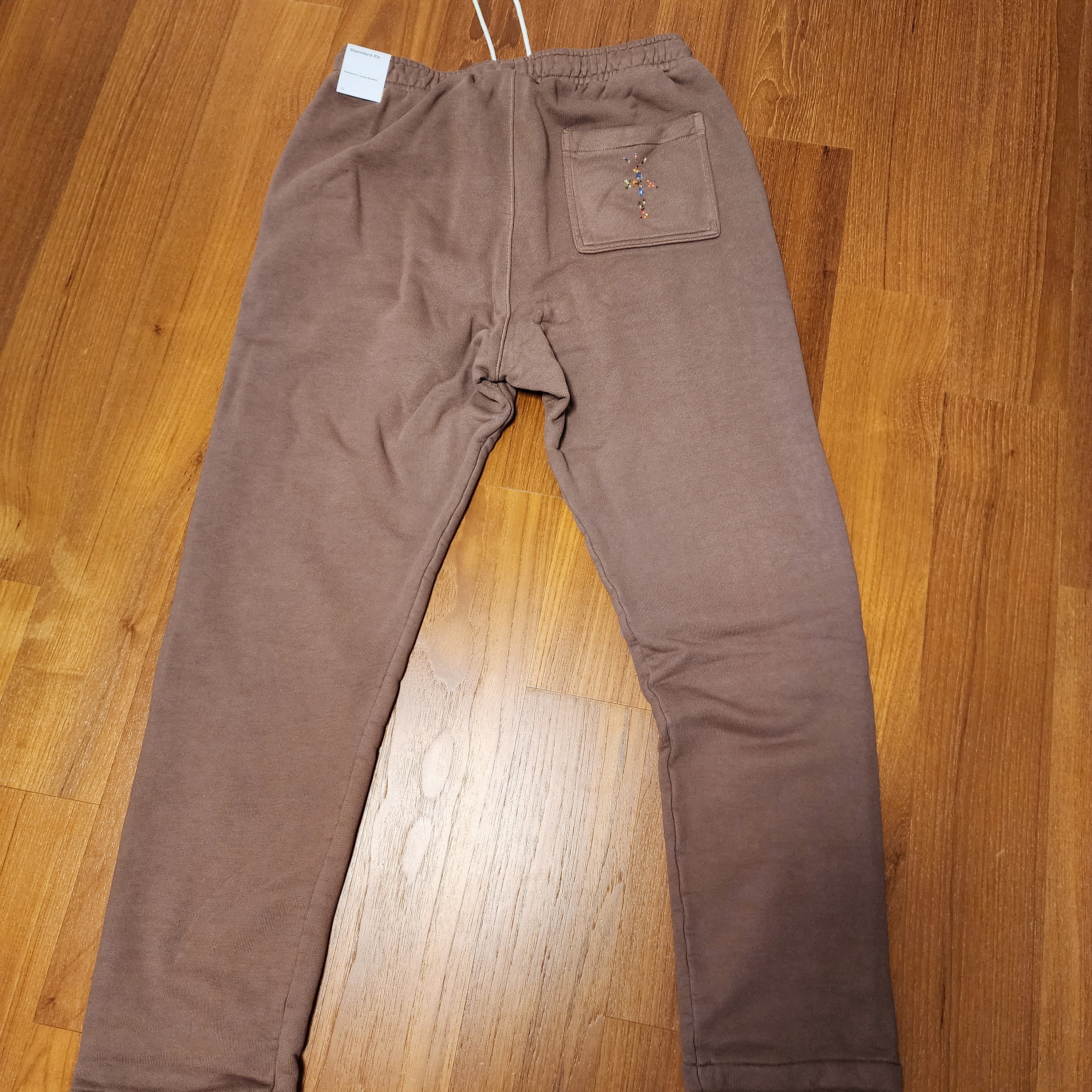 Jordan x Travis Scott Fleece Pants Antique Brown - US/EU 착용 스타일 - 2