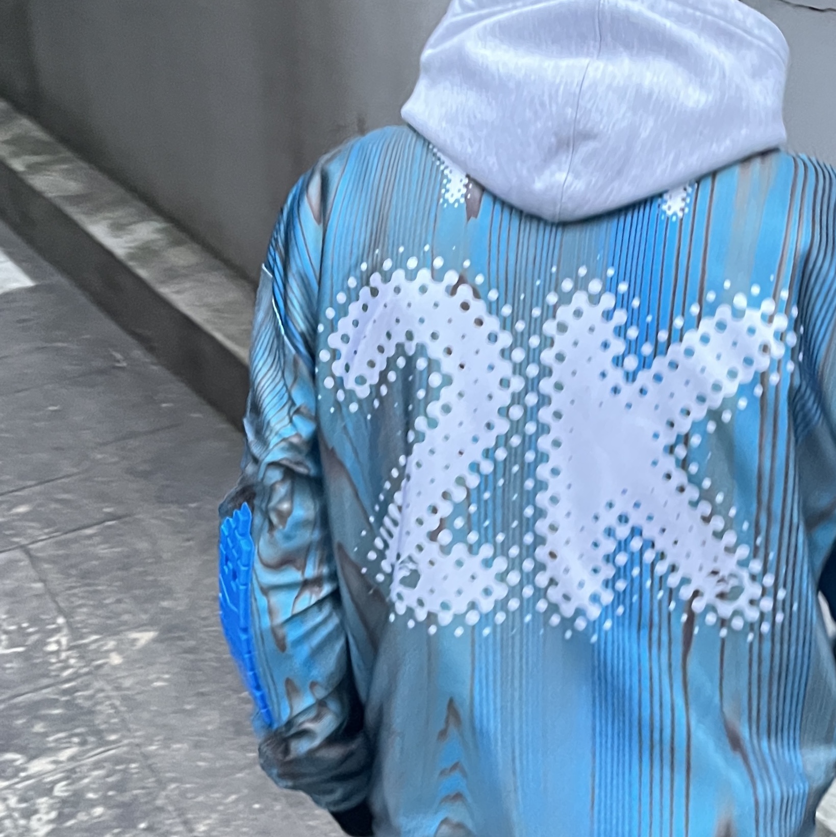 Nike x Off-White NRG Jersey Imperial Blue - Asia 착용 스타일 - 3