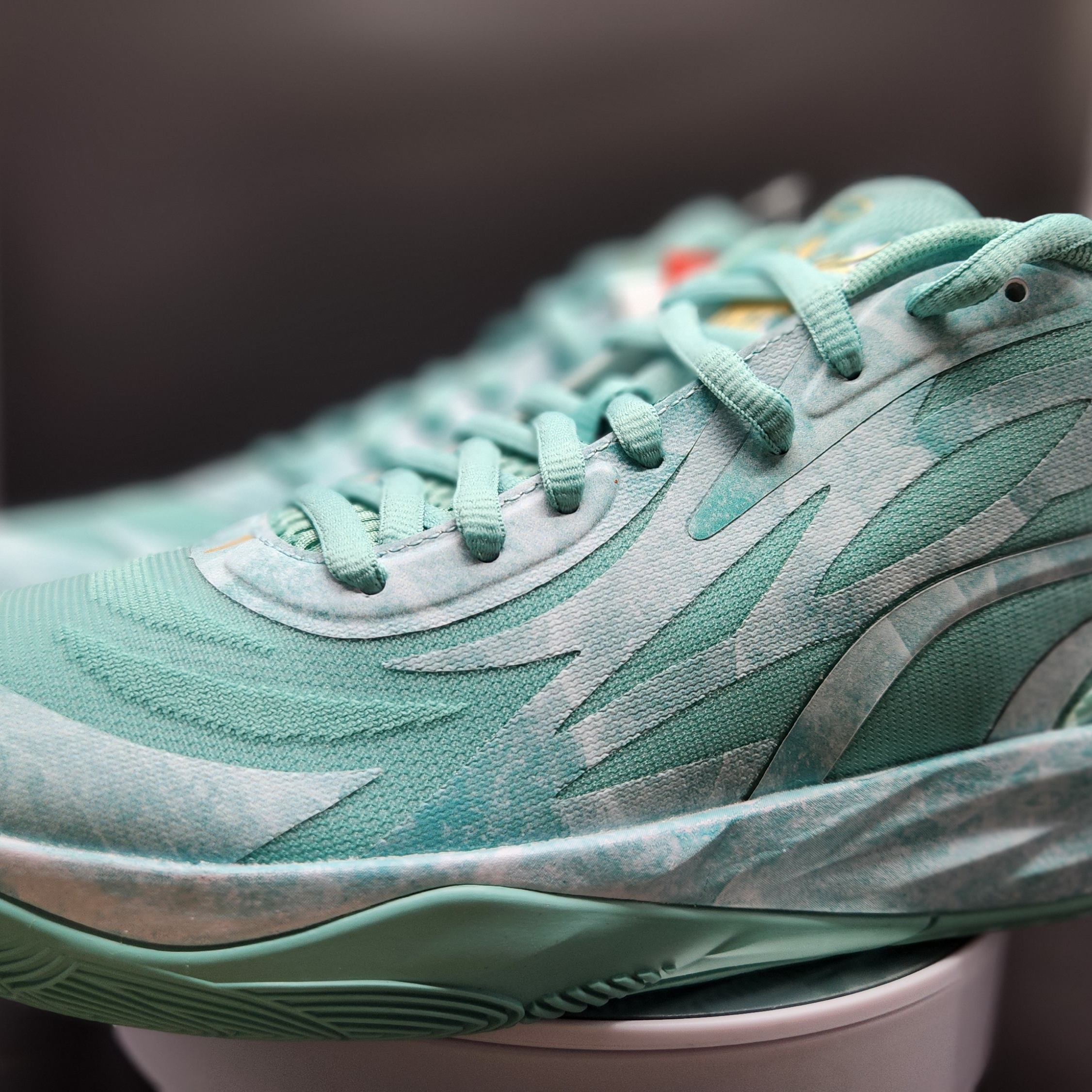 Puma MB.02 Lamelo Ball Lake Green 착용 스타일 - 3