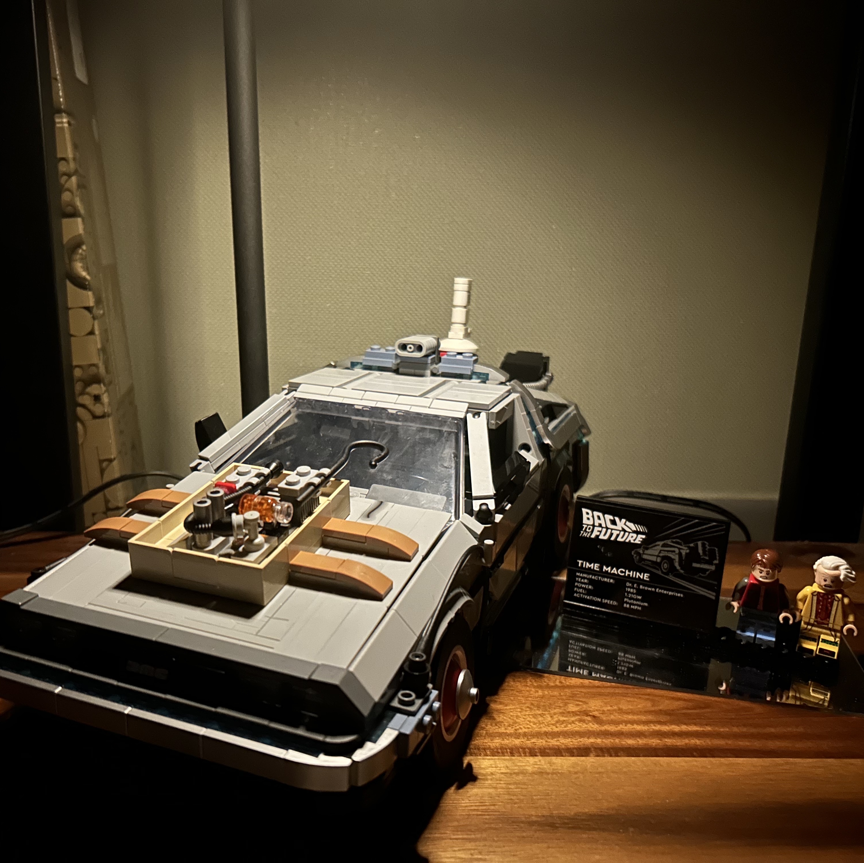 Lego Back To The Future Time Machine 착용 스타일