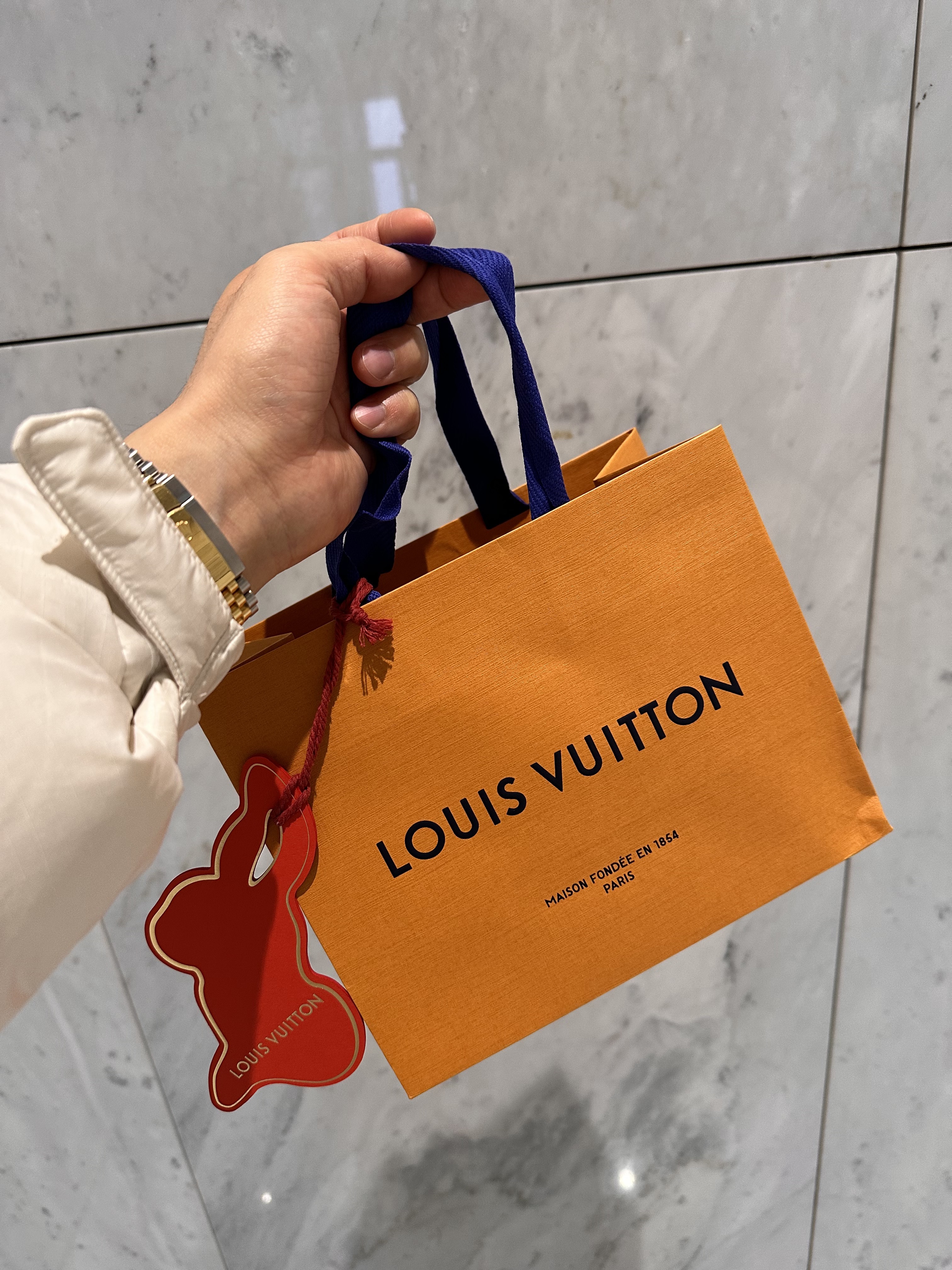 Louis Vuitton Envelope Business Card Holder Monogram 착용 스타일 - 5