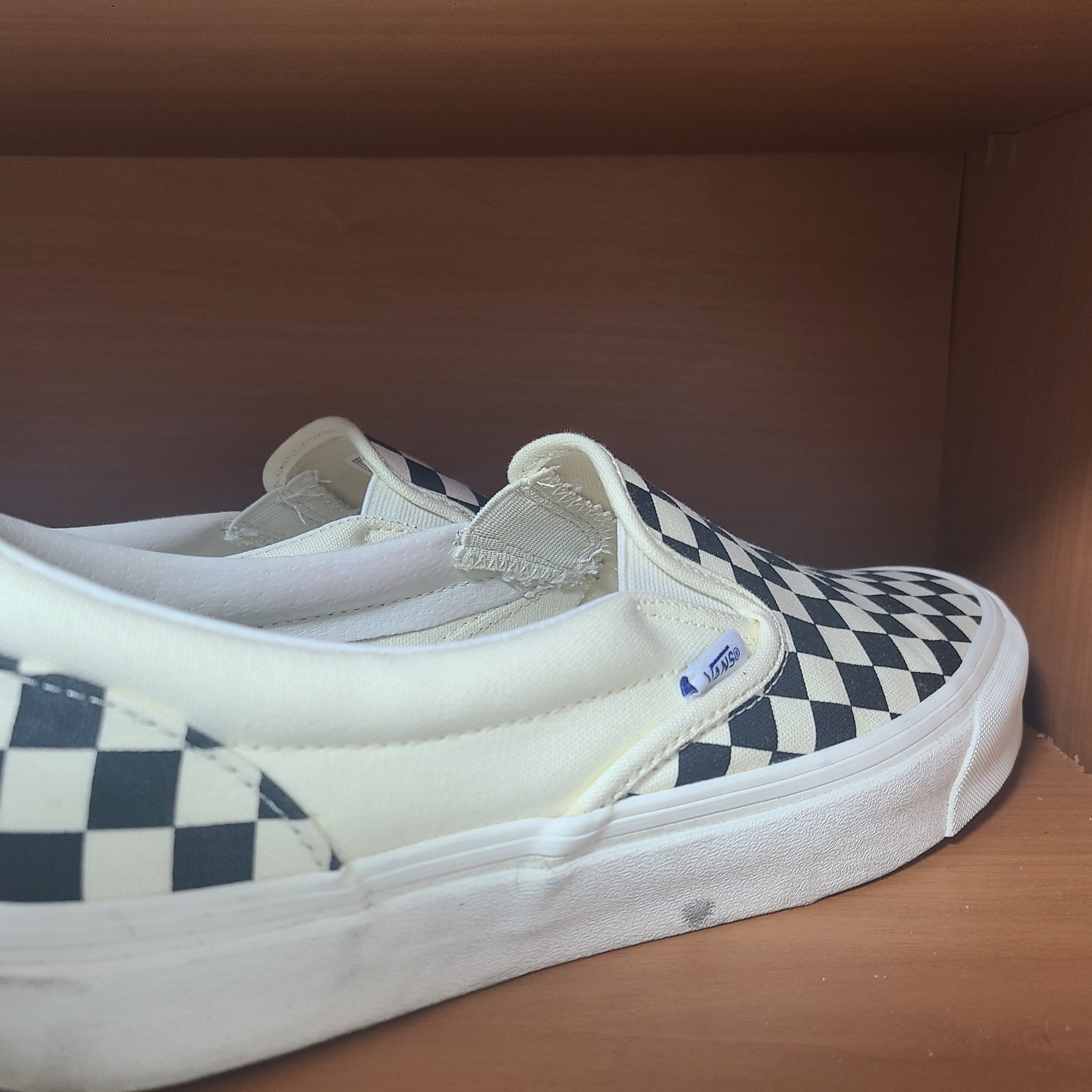 Vans Vault OG Classic Slip-On Checkerboard 착용 스타일