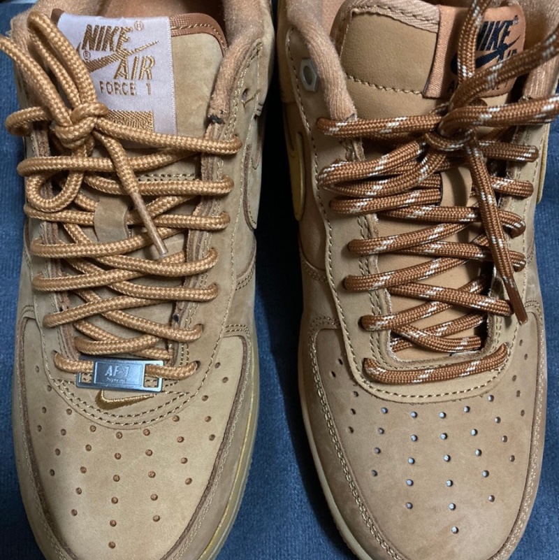 Nike Air Force 1 '07 WB Flax, Nike x Supreme Air Force 1 Low Flax 착용 스타일 - 3